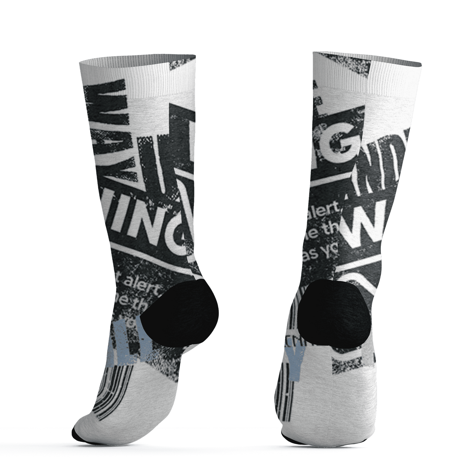AJ 6 Reverse Oreo Socks Match Sneaker Addict 3D All-Over Print Warning - NastyJamz