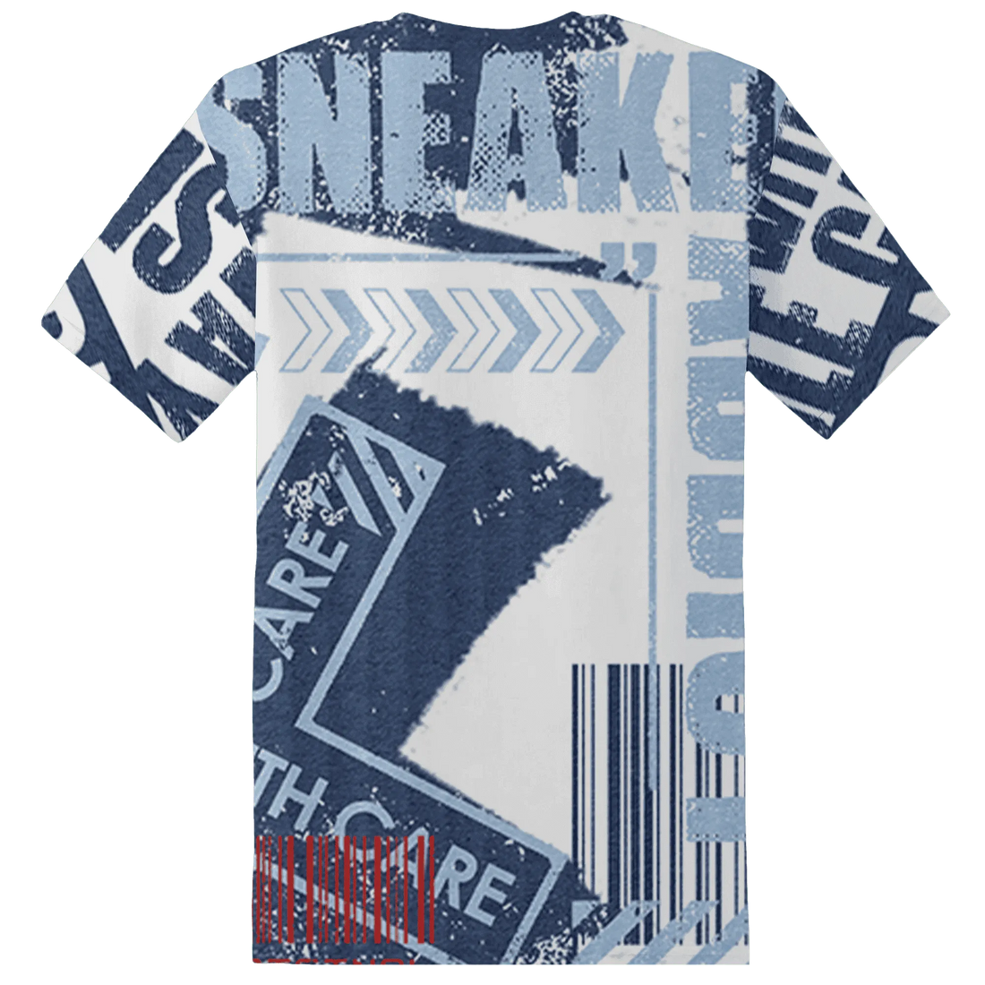 White-Navy-6s-T-Shirt-Match-Sneaker-Addict-3D-Warning
