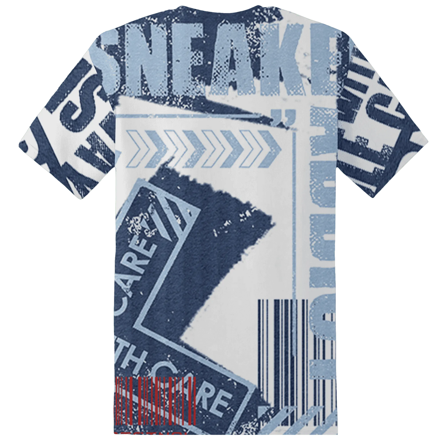 White-Navy-6s-T-Shirt-Match-Sneaker-Addict-3D-Warning
