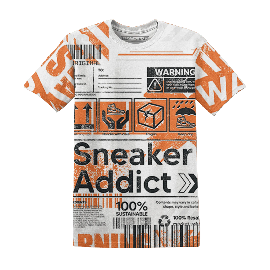 AM-TW-White-Orange-T-Shirt-Match-Sneaker-Addict-3D-Warning