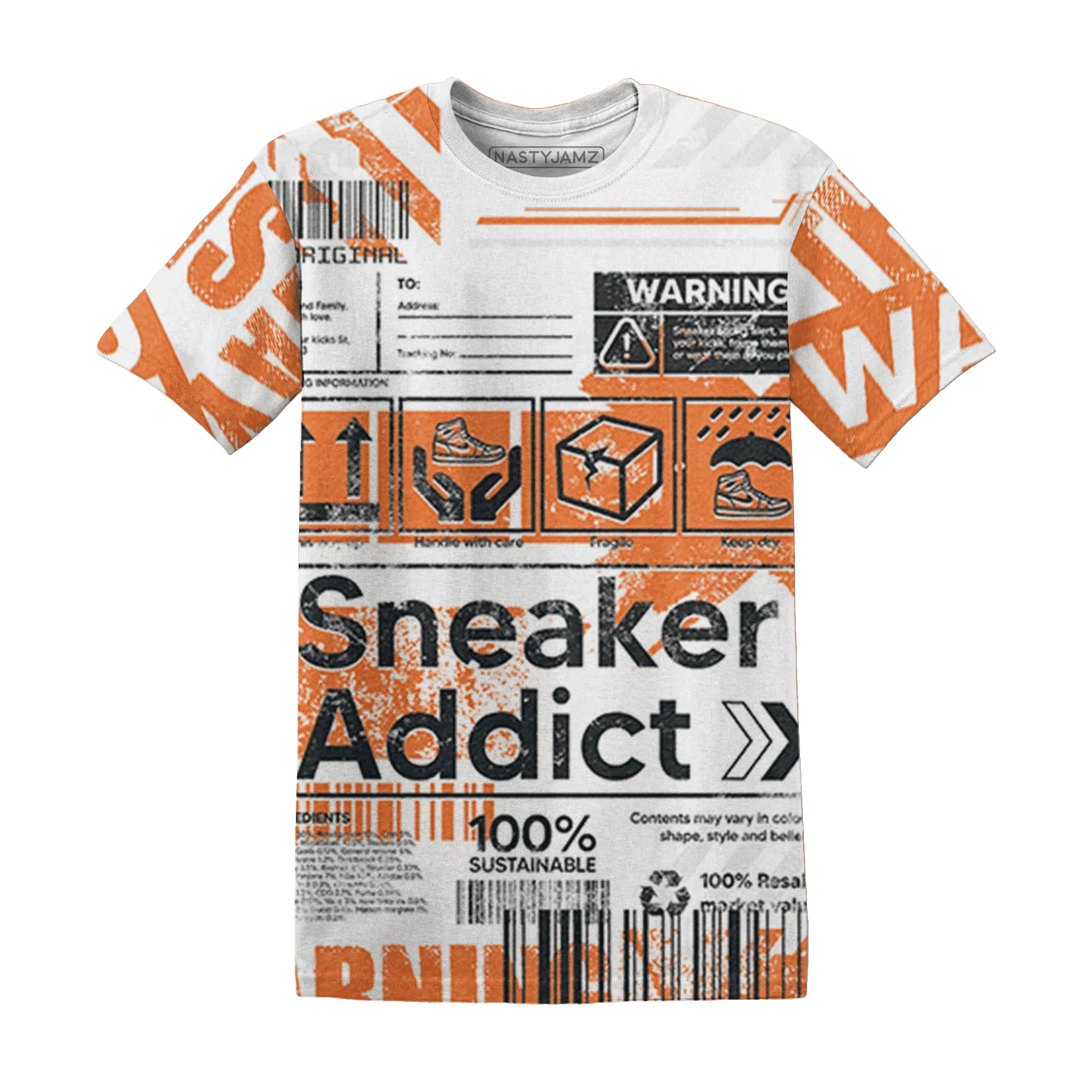 AM-TW-White-Orange-T-Shirt-Match-Sneaker-Addict-3D-Warning
