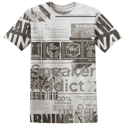 Dunk Low Baroque Brown T Shirt Match Sneaker Addict 3D All-Over Print Warning - NastyJamz