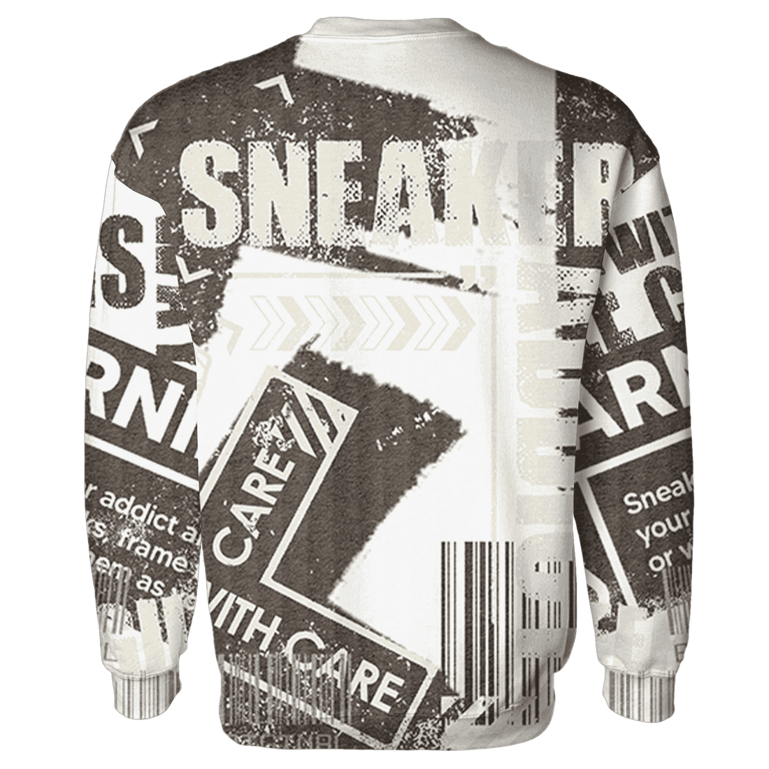 Dunk Low Baroque Brown Sweatshirt Match Sneaker Addict 3D All-Over Print Warning - NastyJamz