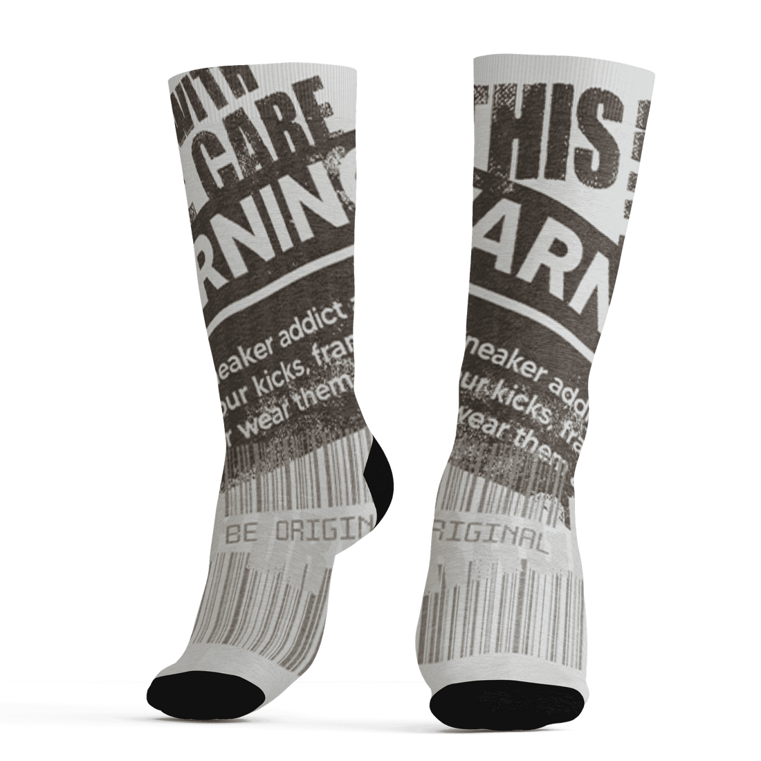 Dunk Low Baroque Brown Socks Match Sneaker Addict 3D All-Over Print Warning - NastyJamz