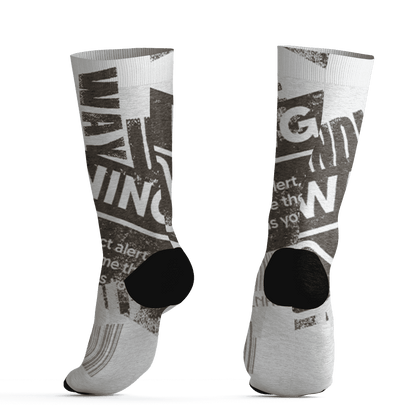 Dunk Low Baroque Brown Socks Match Sneaker Addict 3D All-Over Print Warning - NastyJamz