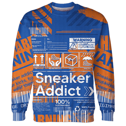 Dunk Low Knicks Sweatshirt Match Sneaker Addict 3D All-Over Print Warning - NastyJamz