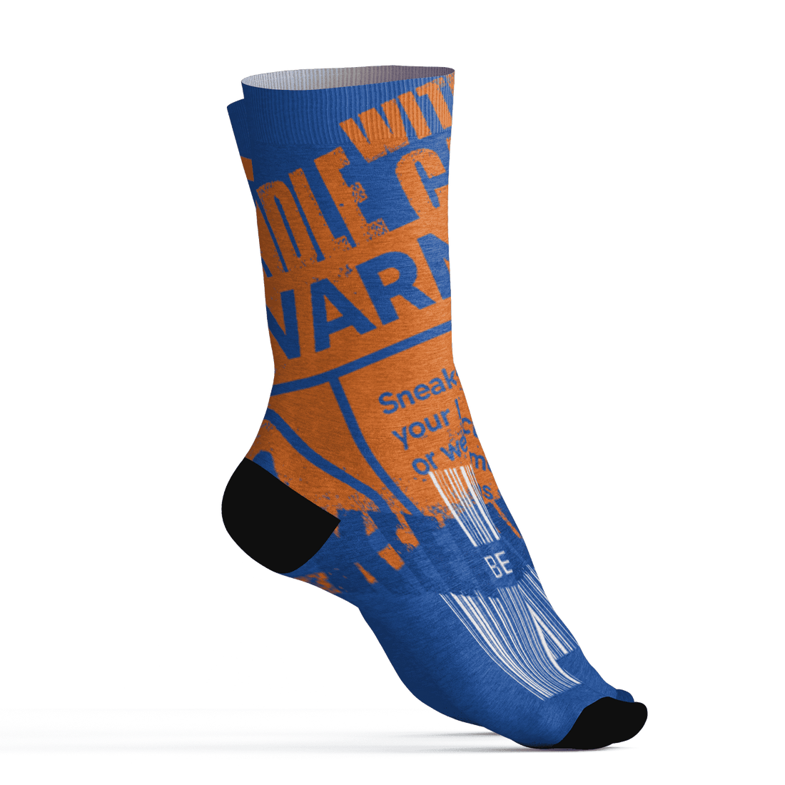 Dunk Low Knicks Socks Match Sneaker Addict 3D All-Over Print Warning - NastyJamz