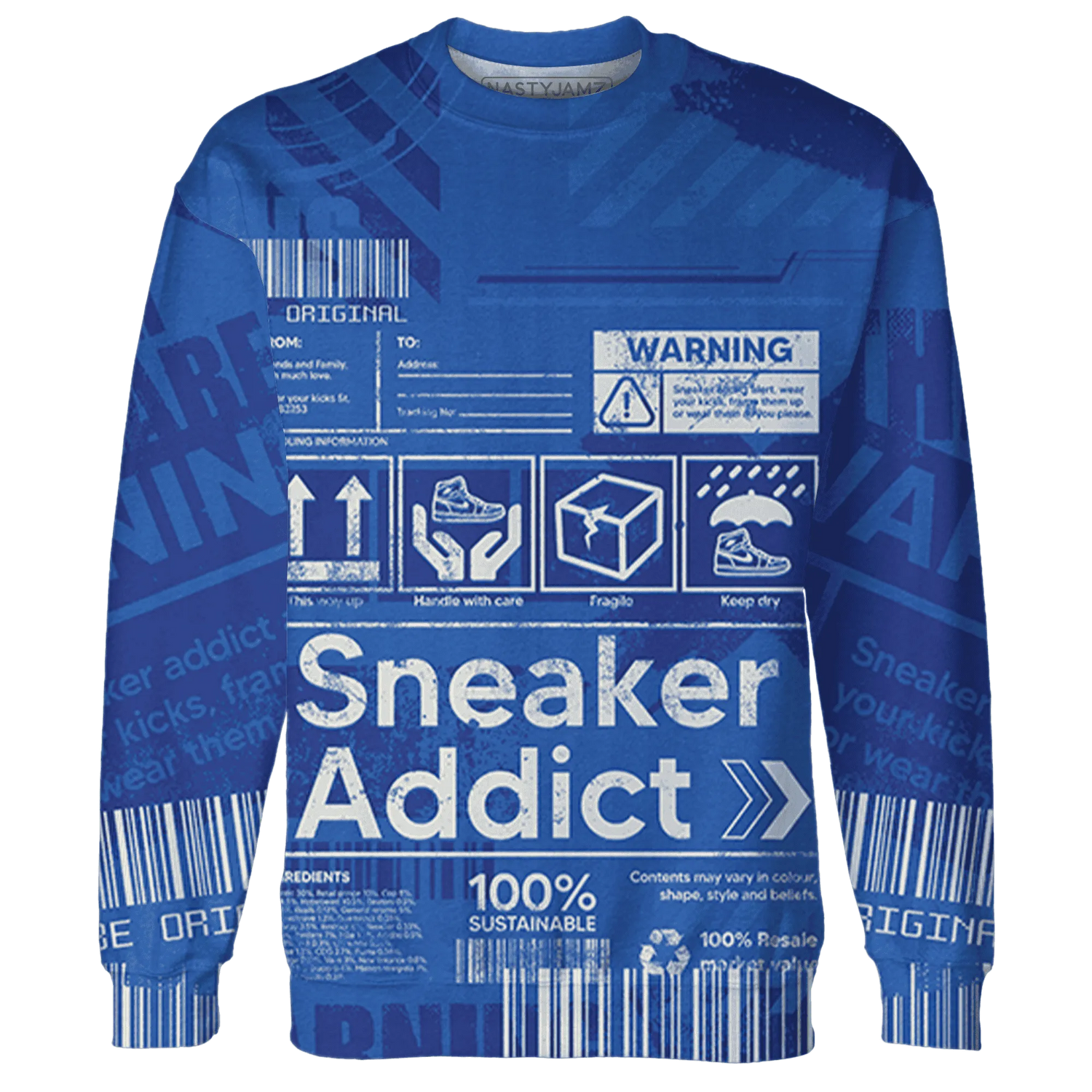 VaporMax-Game-Royal-Blue-Sweatshirt-Match-Sneaker-Addict-3D-Warning