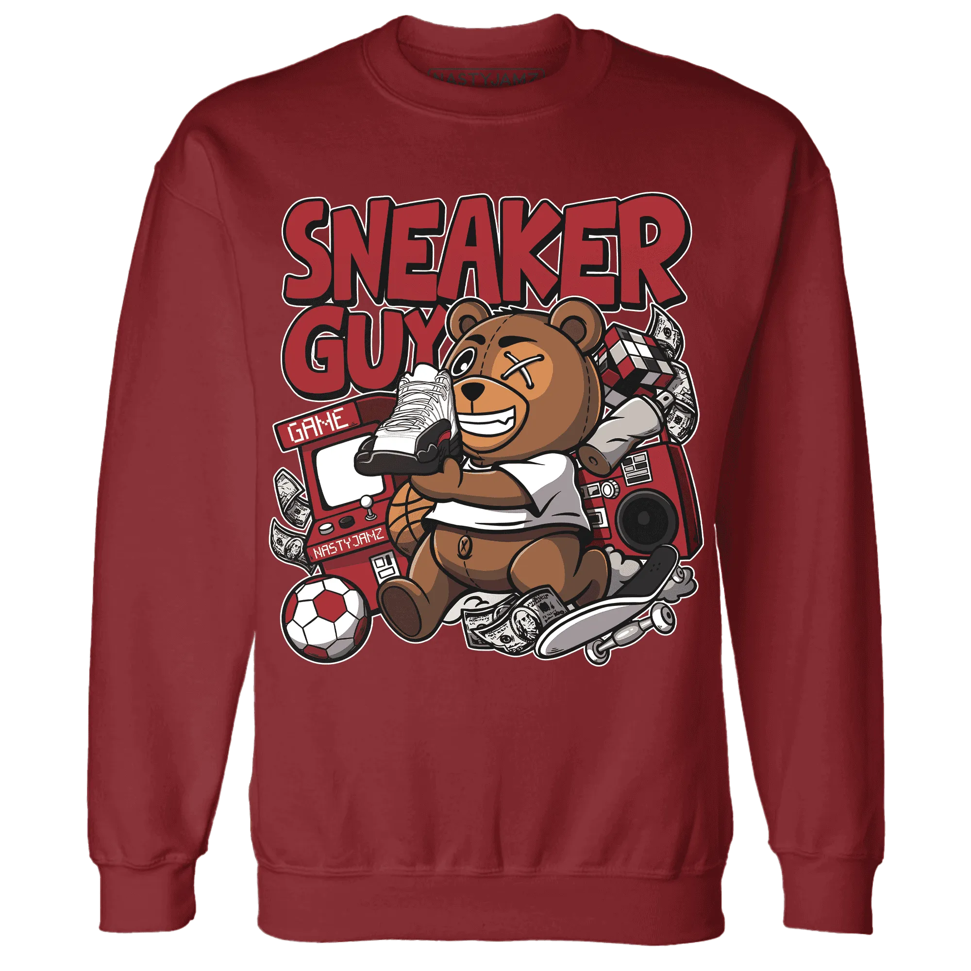 Retro-Red-Taxi-12s-Sweatshirt-Match-Sneaker-BER