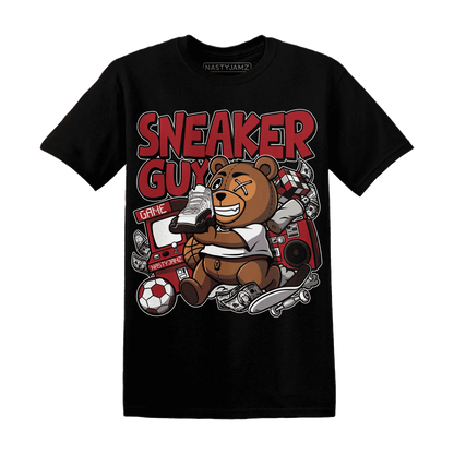 Retro-Red-Taxi-12s-T-Shirt-Match-Sneaker-BER