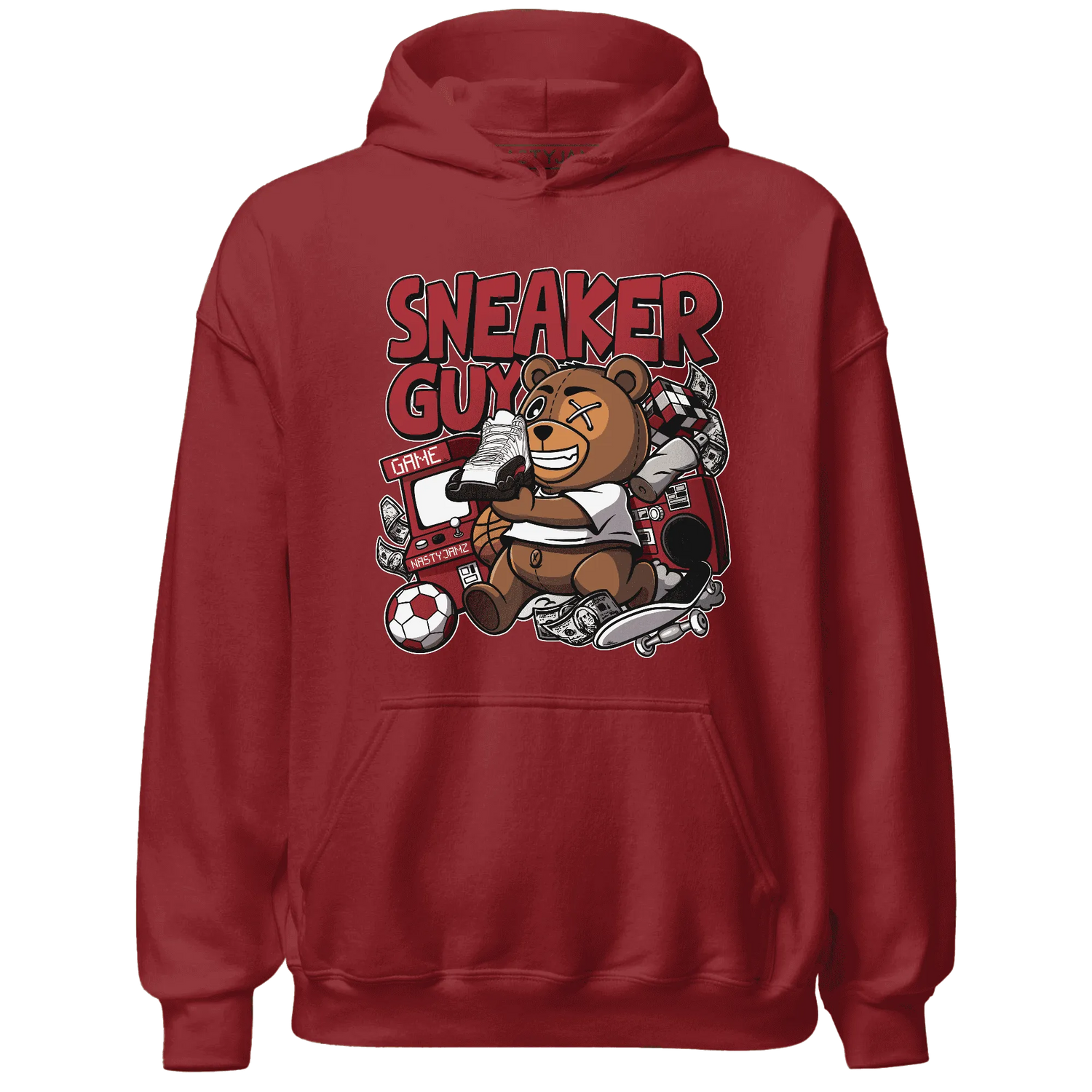 Retro-Red-Taxi-12s-Hoodie-Match-Sneaker-BER