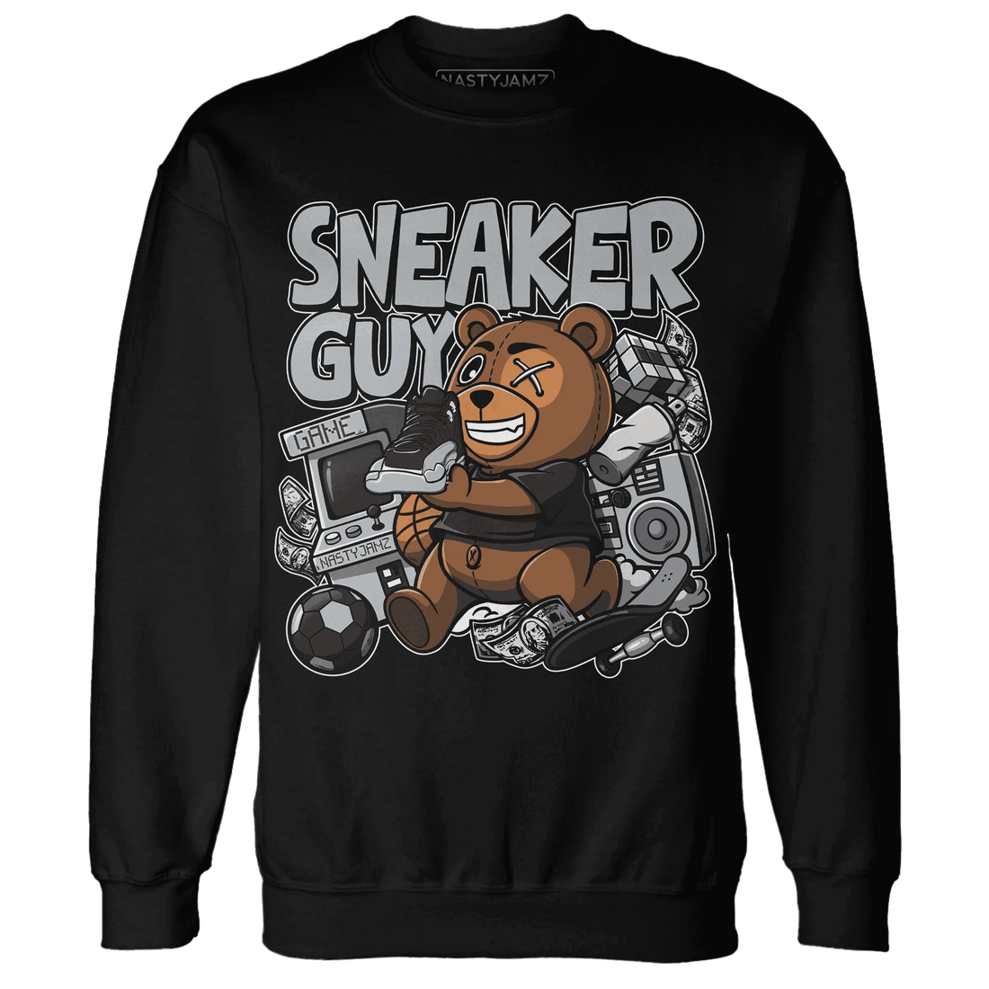 NastyJamz-Wolf-Grey-12s-Sweatshirt-Match-Sneaker-BER