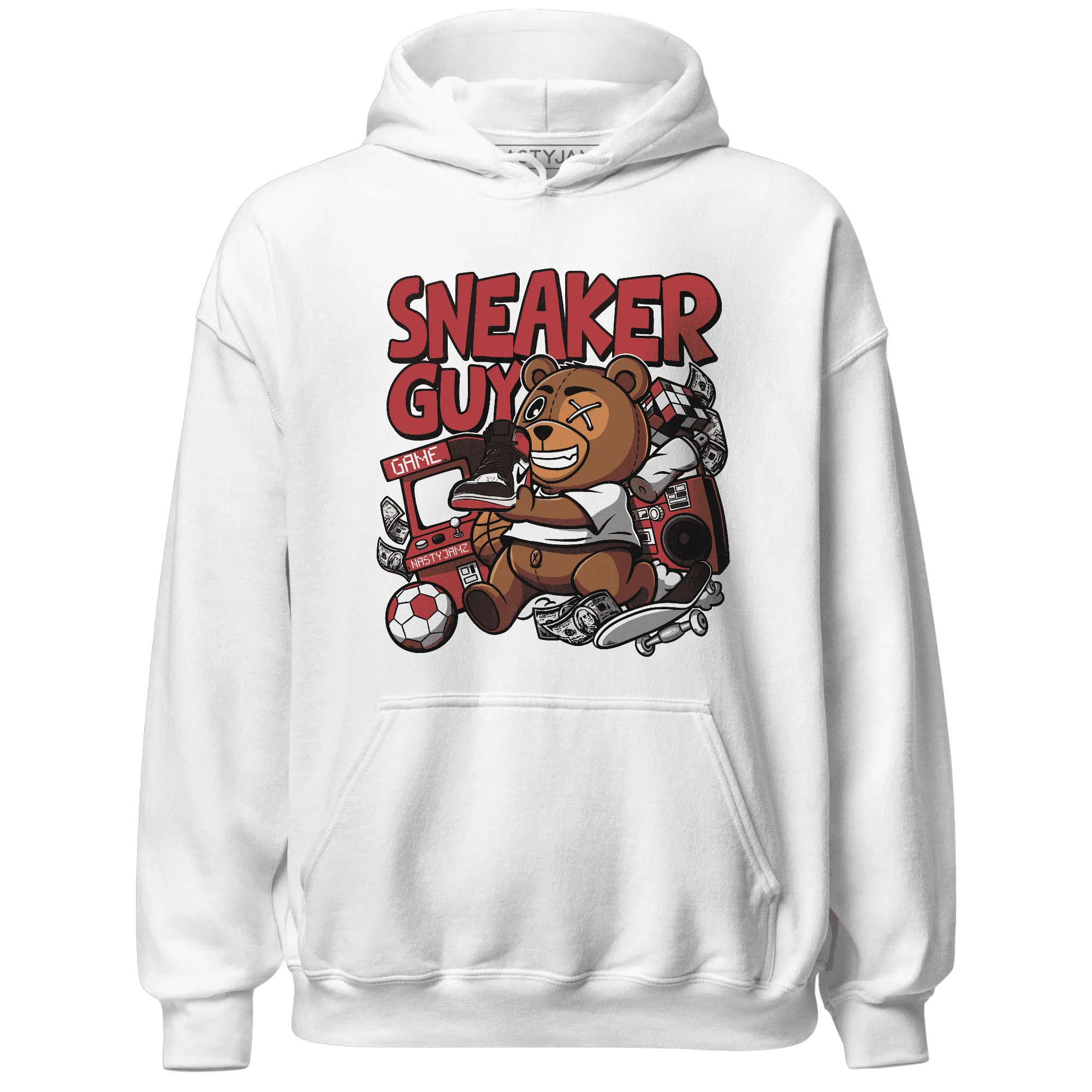 Black-Toe-Reimagined-Red-White-1s-NastyJamz-Hoodie-Match-Sneaker-BER