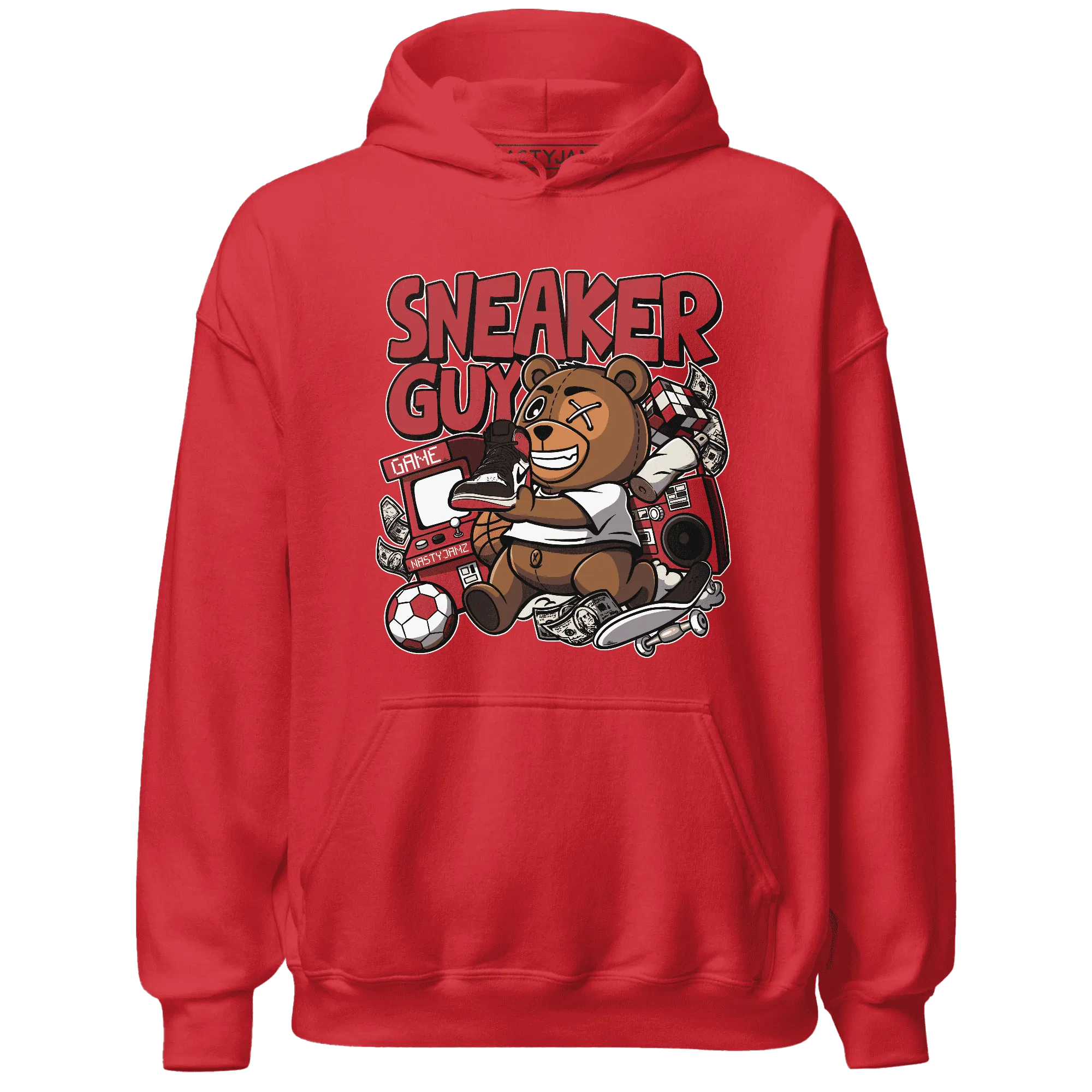 Black-Toe-Reimagined-Red-White-1s-NastyJamz-Hoodie-Match-Sneaker-BER