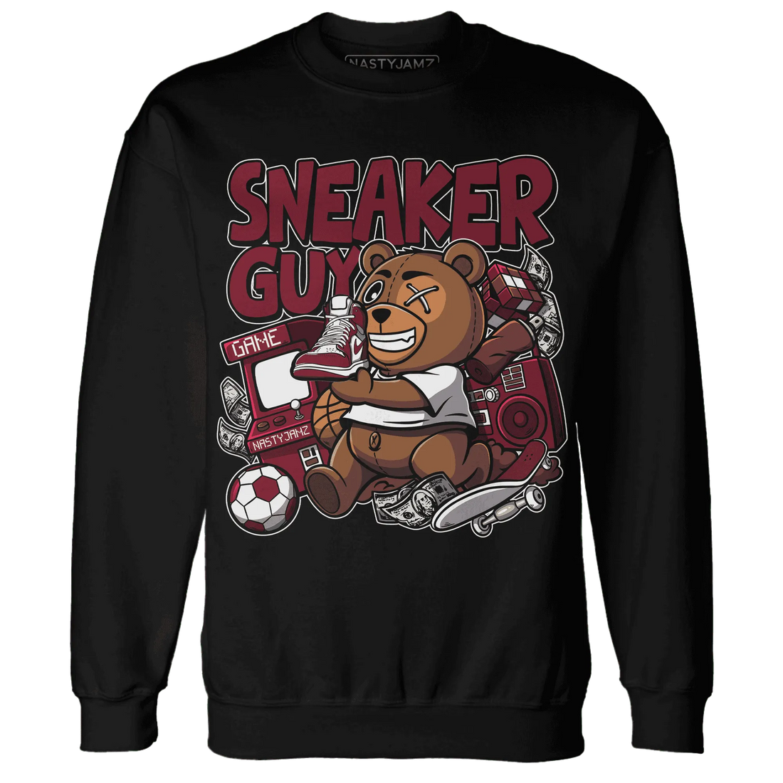 High-White-Team-Red-1s-Sweatshirt-Match-Sneaker-BER