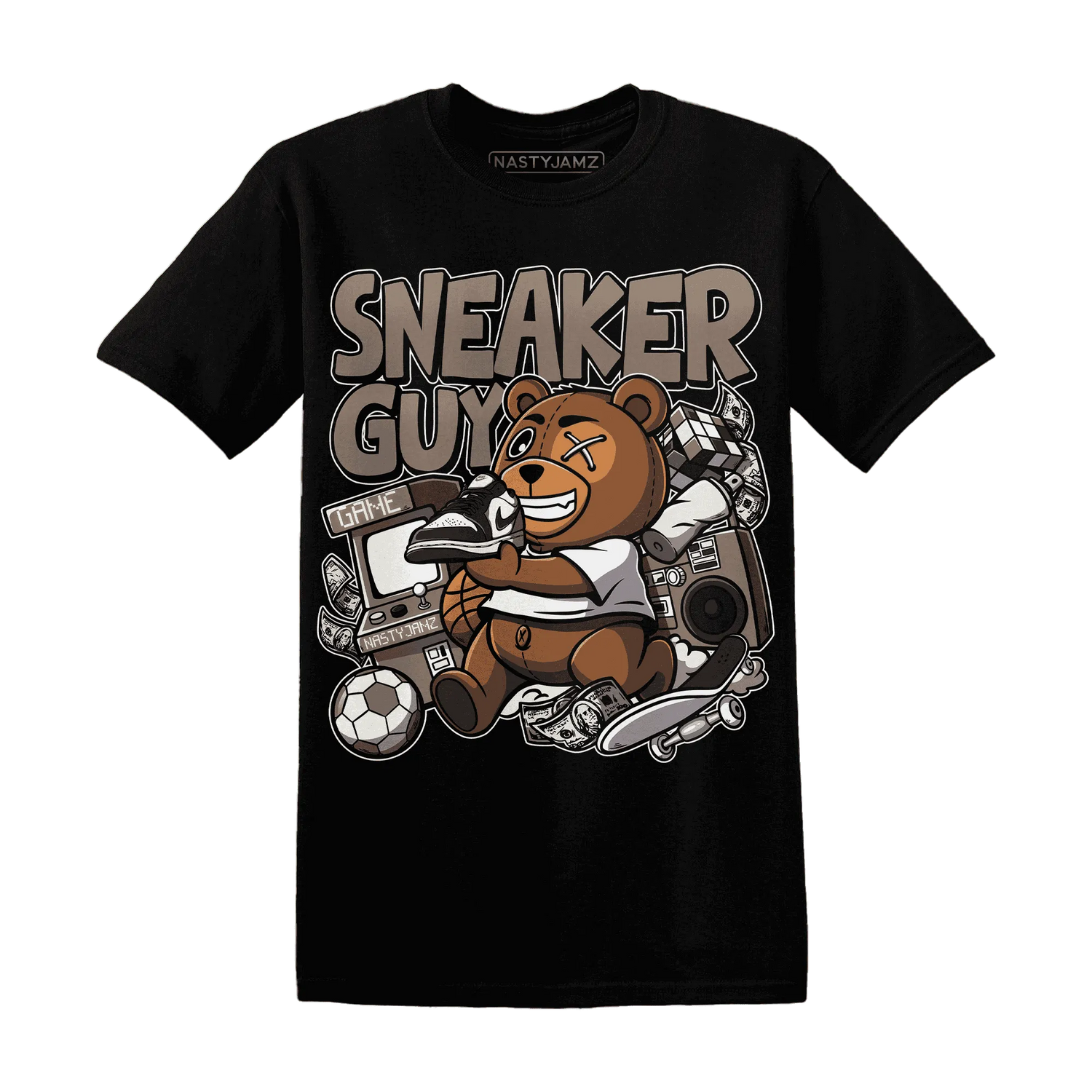 NastyJamz-Low-Mocha-1s-T-Shirt-Match-Sneaker-BER