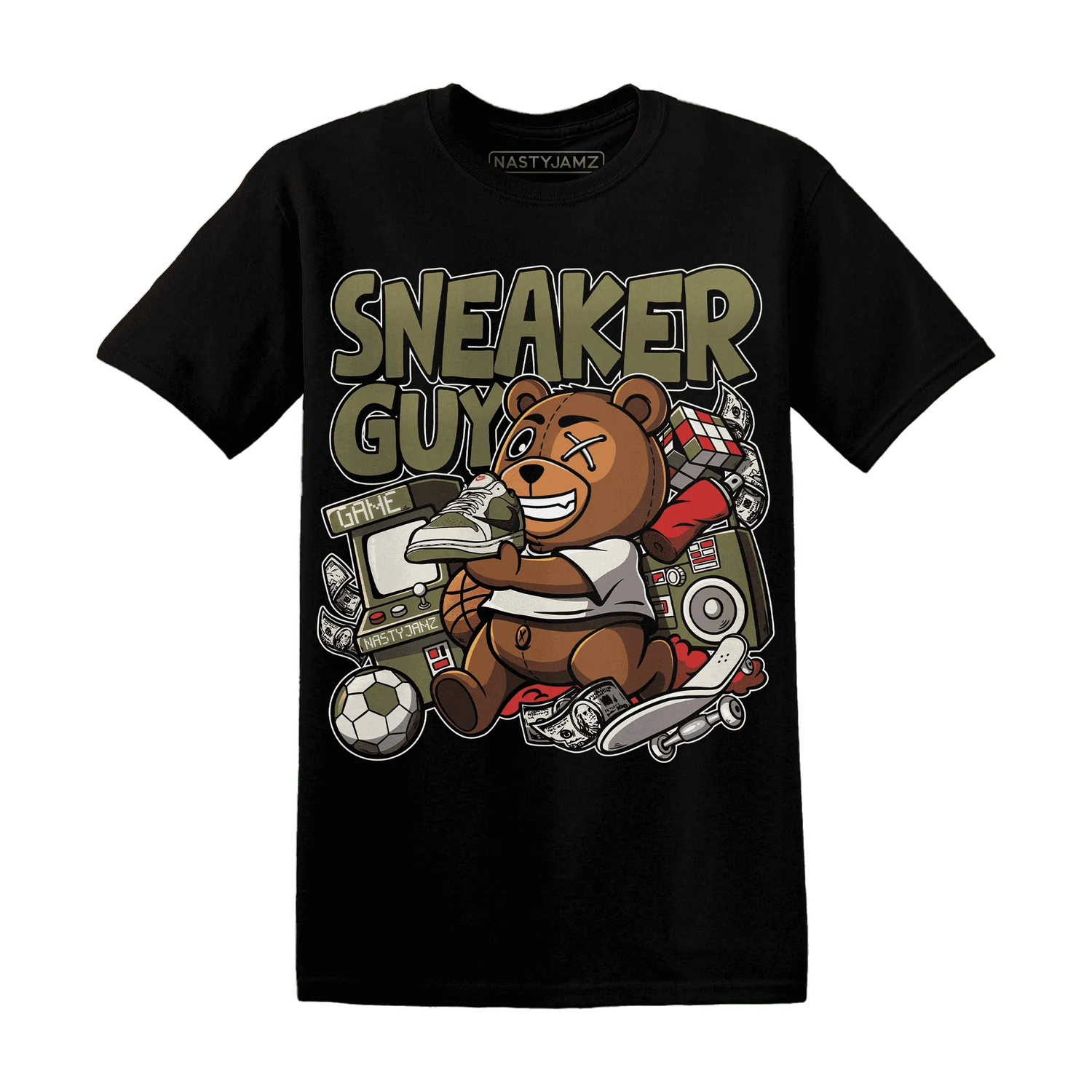 NastyJamz-Medium-Olive-1s-T-Shirt-Match-Sneaker-BER