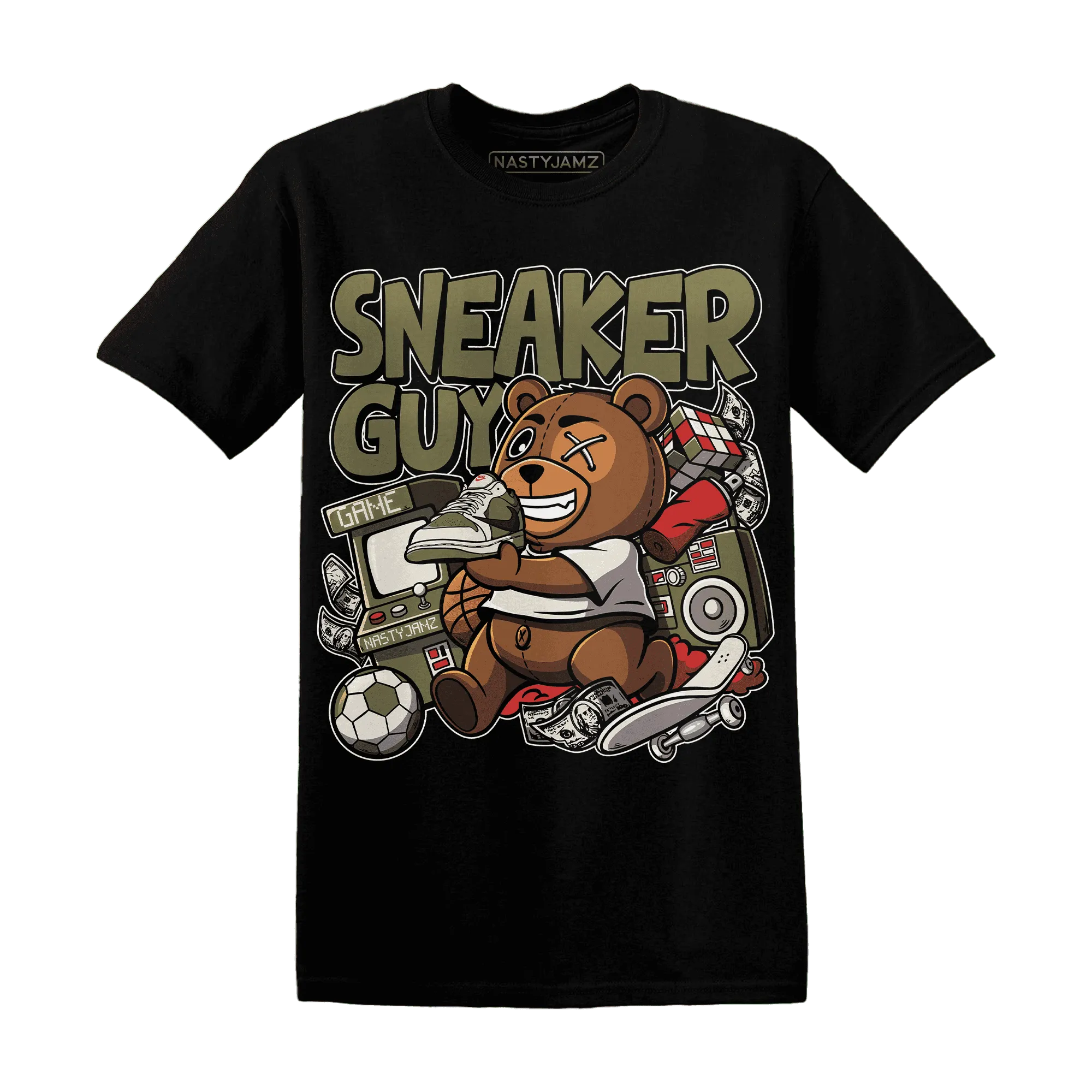 NastyJamz-Medium-Olive-1s-T-Shirt-Match-Sneaker-BER