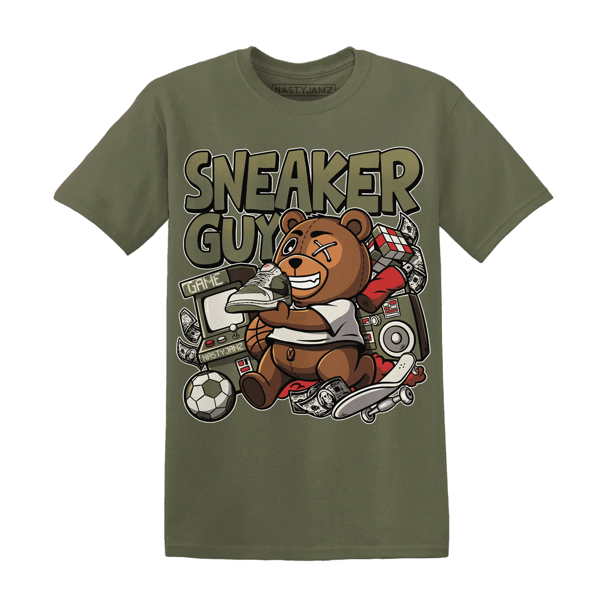 NastyJamz-Medium-Olive-1s-T-Shirt-Match-Sneaker-BER