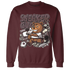 NastyJamz-Burgundy-Crush-3s-Sweatshirt-Match-Sneaker-BER