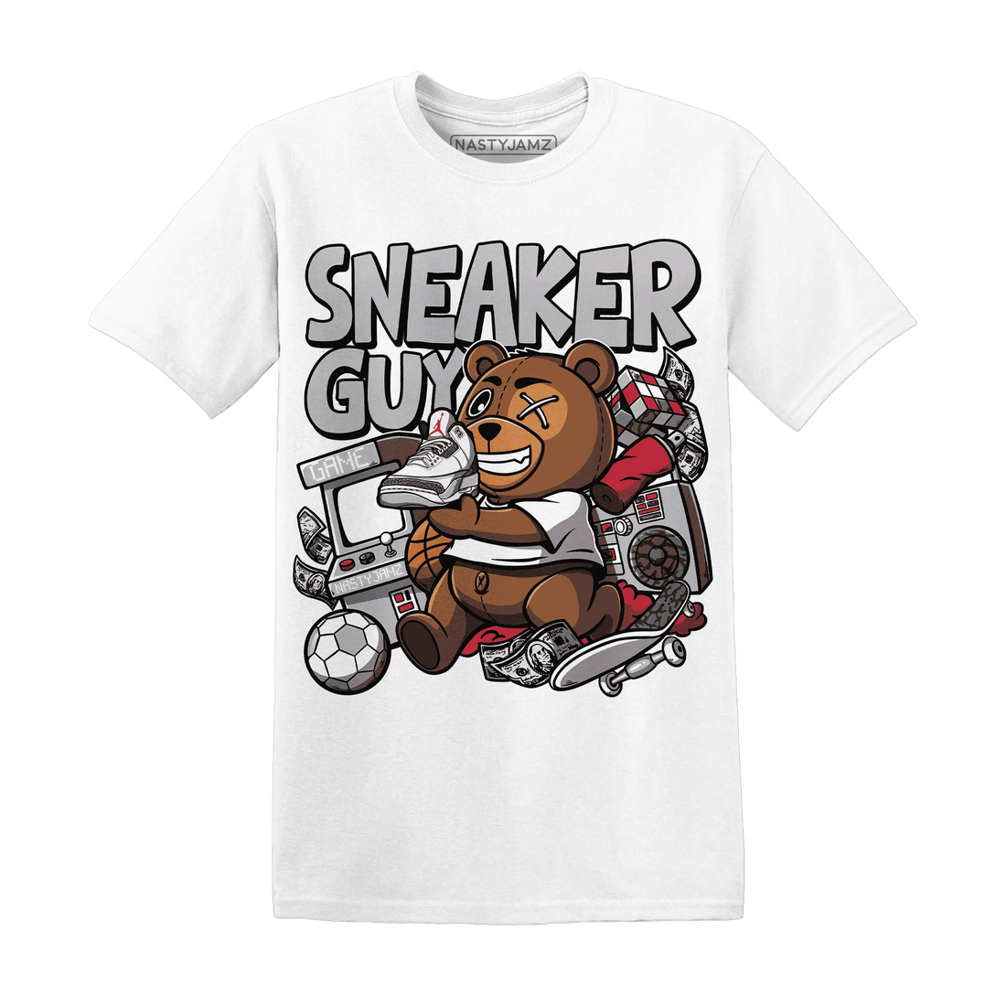 Cement-Grey-3s-T-Shirt-Match-Sneaker-BER