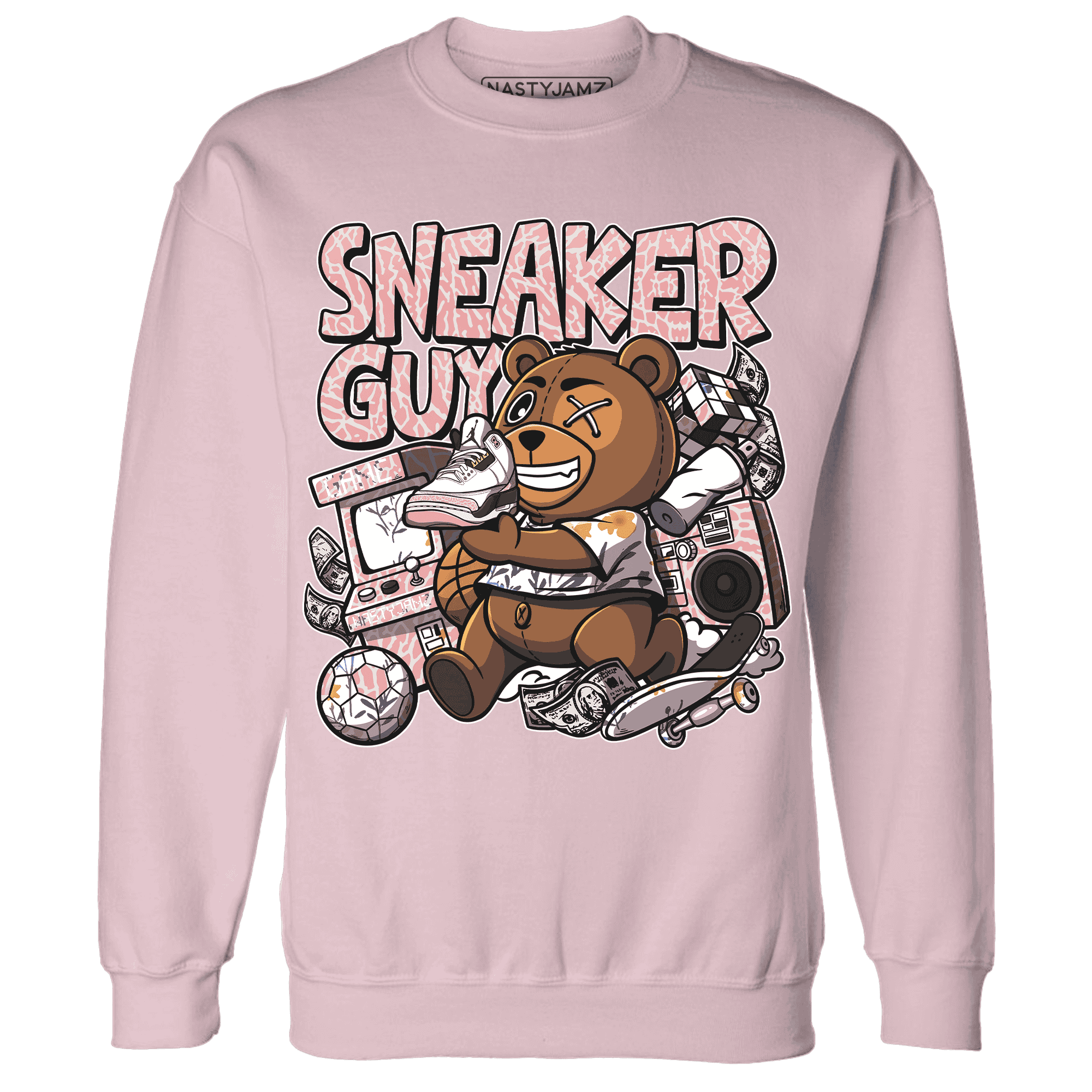 Red-Stardust-3s-Sweatshirt-Match-Sneaker-BER