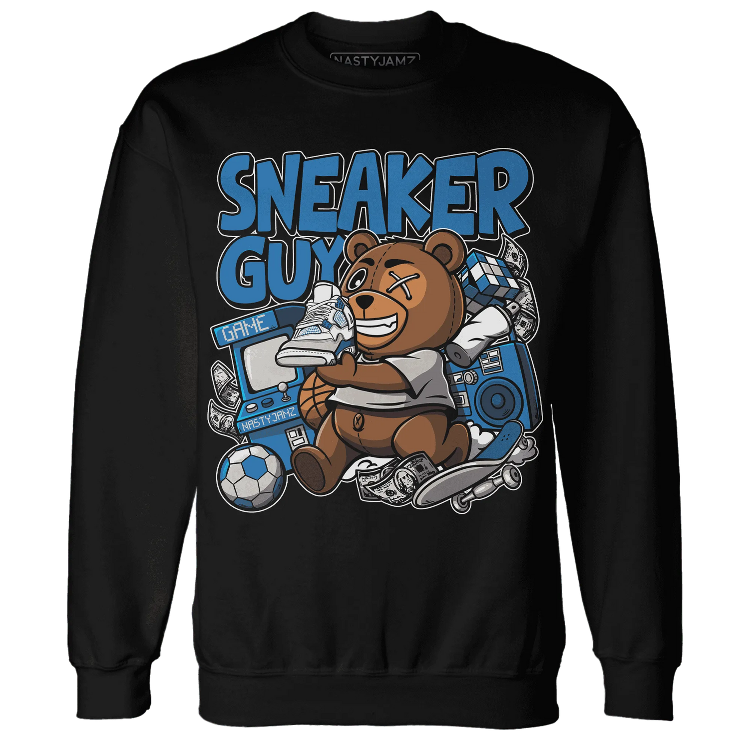 Industrial-Blue-4s-Sweatshirt-Match-Sneaker-BER