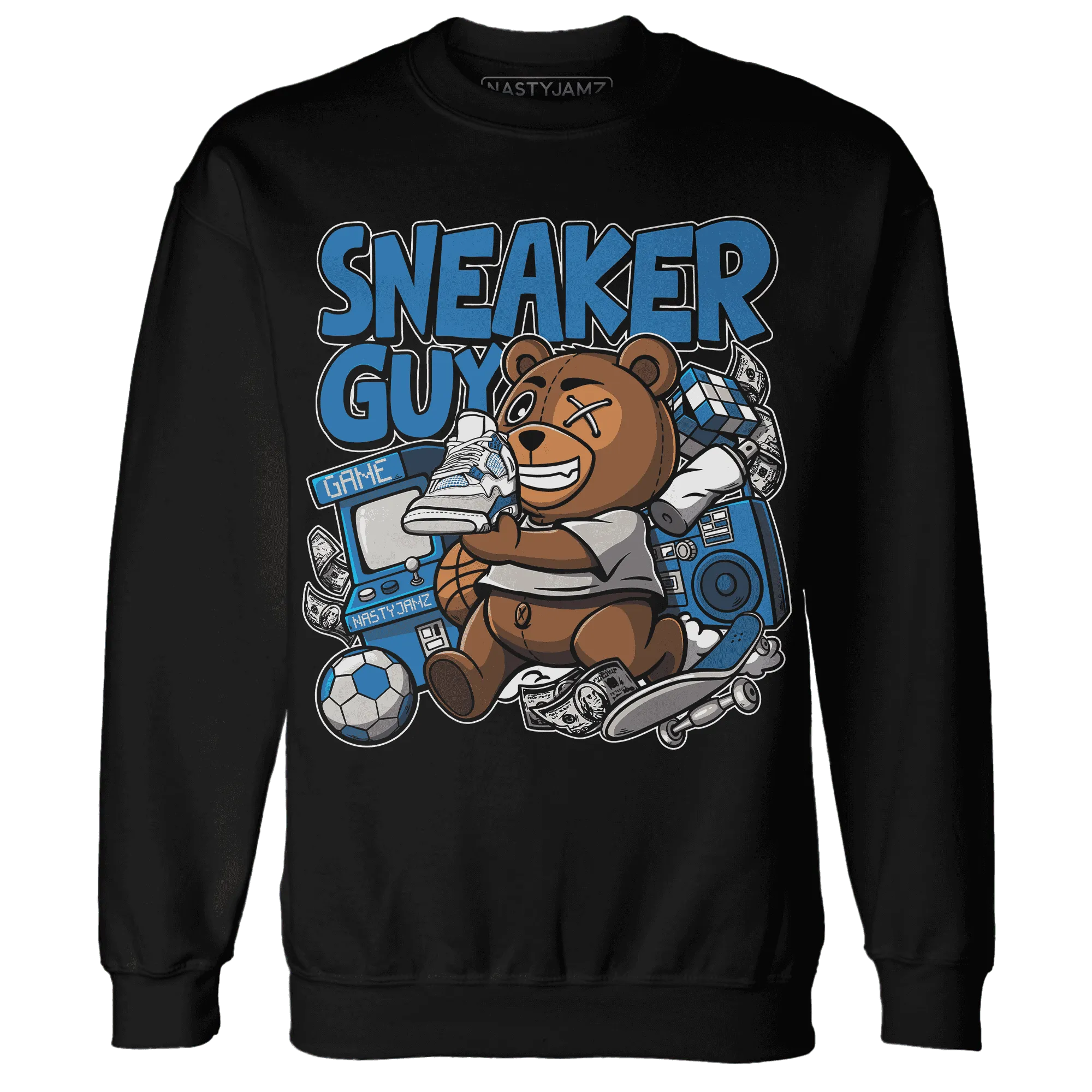 Industrial-Blue-4s-Sweatshirt-Match-Sneaker-BER