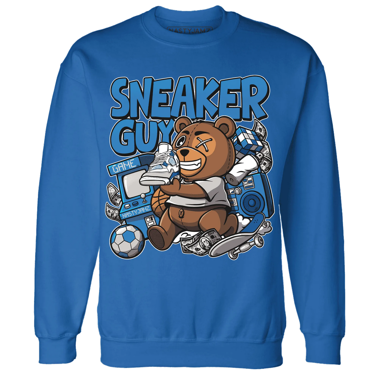 Industrial-Blue-4s-Sweatshirt-Match-Sneaker-BER