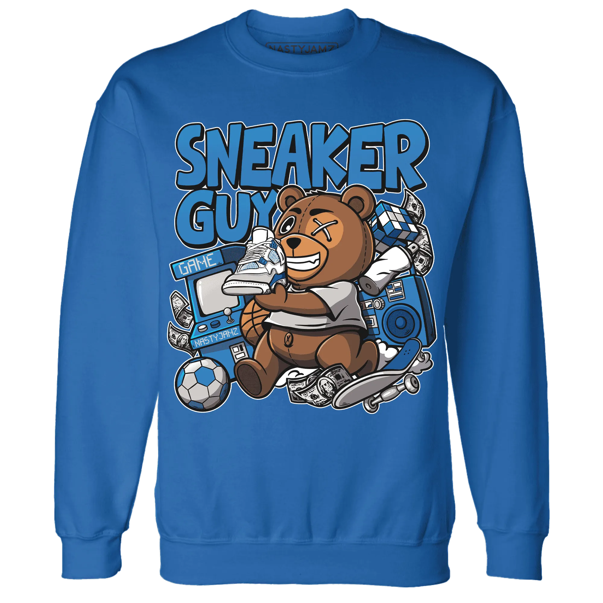 Industrial-Blue-4s-Sweatshirt-Match-Sneaker-BER