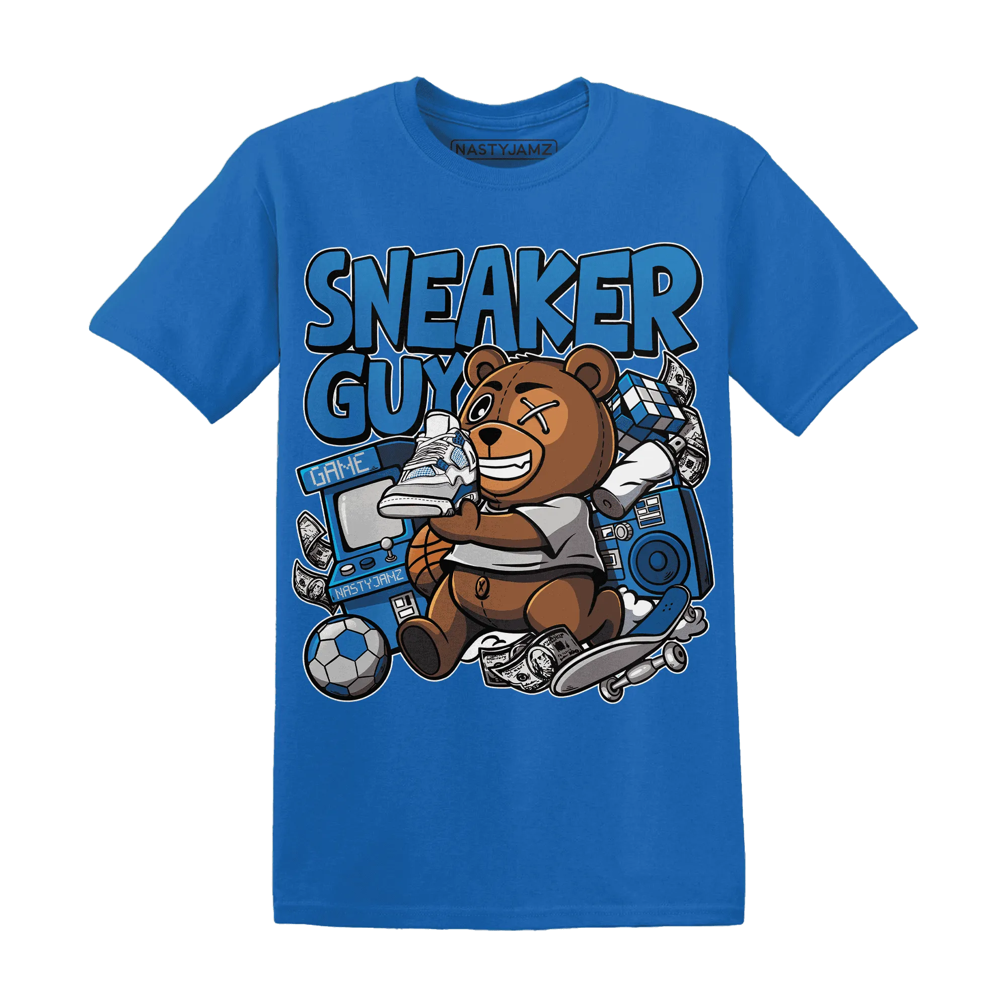 Industrial-Blue-4s-T-Shirt-Match-Sneaker-BER