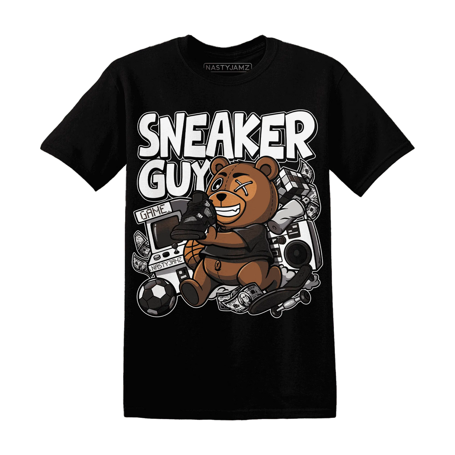 White-Thunder-4s-T-Shirt-Match-Sneaker-BER