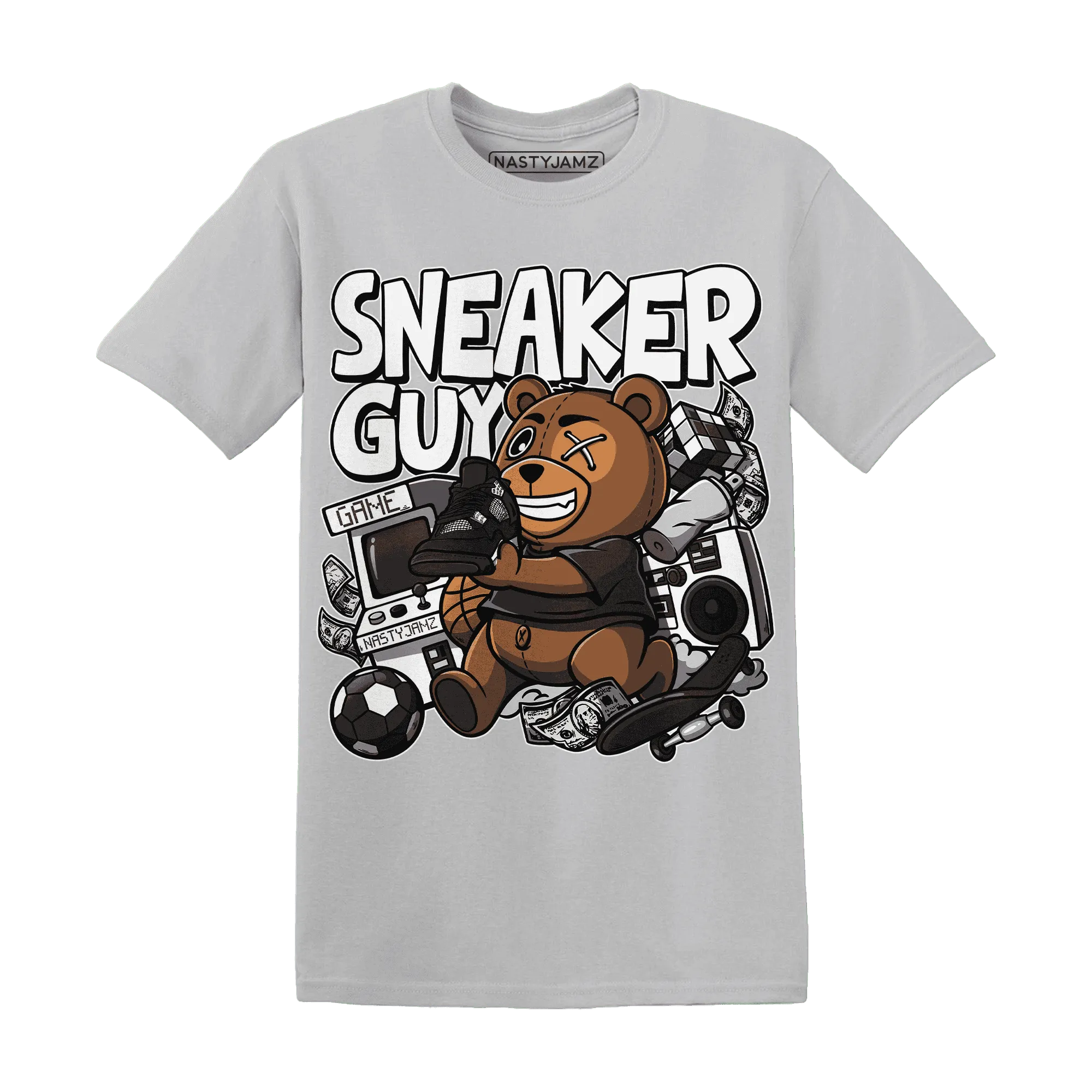 White-Thunder-4s-T-Shirt-Match-Sneaker-BER