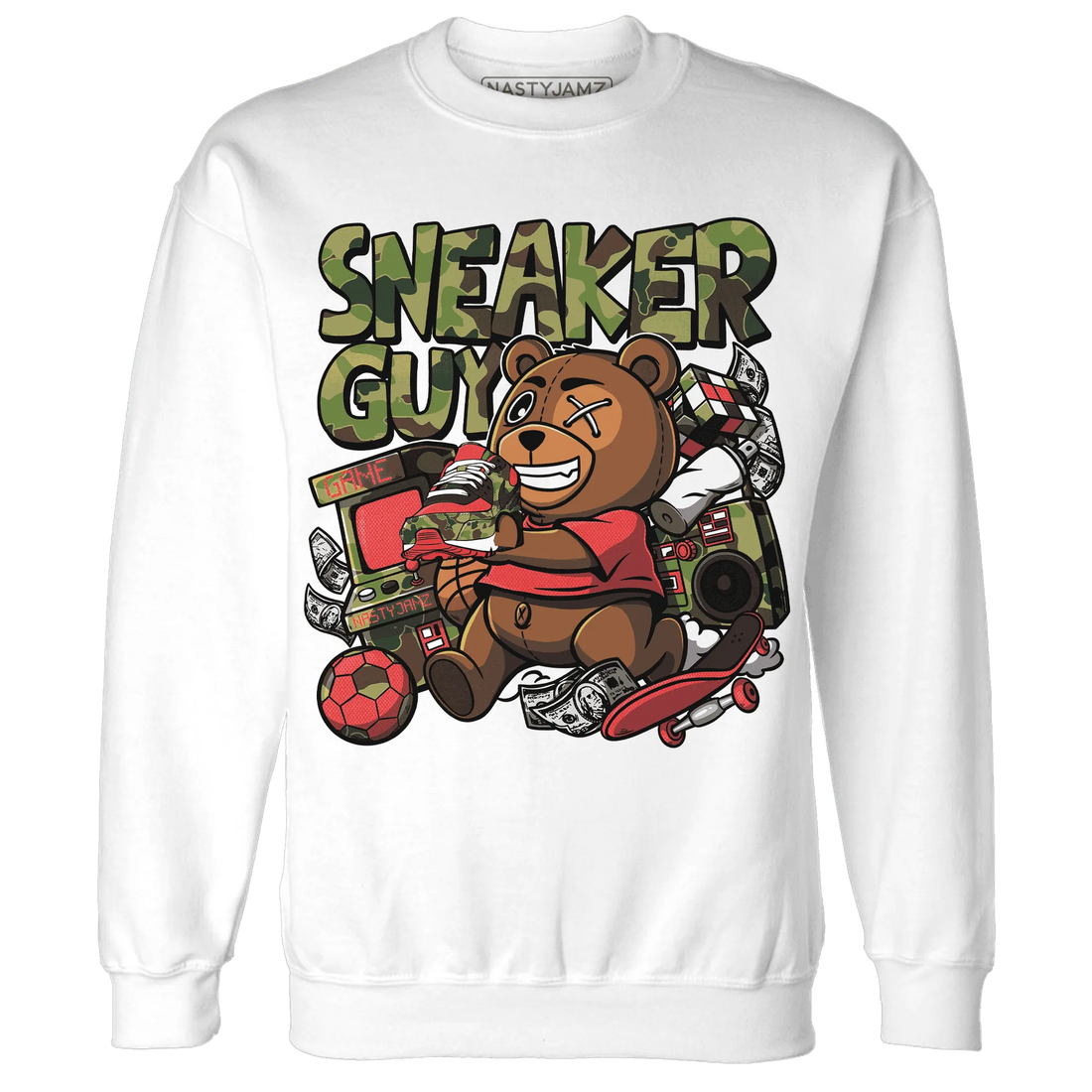 AM-90-Dark-Sage-Solar-Red-NastyJamz-Sweatshirt-Match-Sneaker-BER