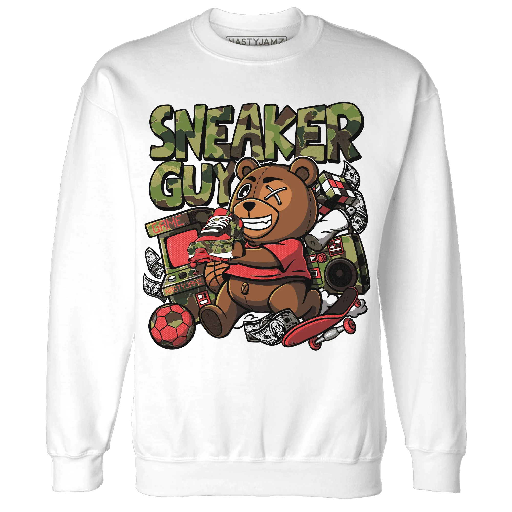 AM-90-Dark-Sage-Solar-Red-NastyJamz-Sweatshirt-Match-Sneaker-BER