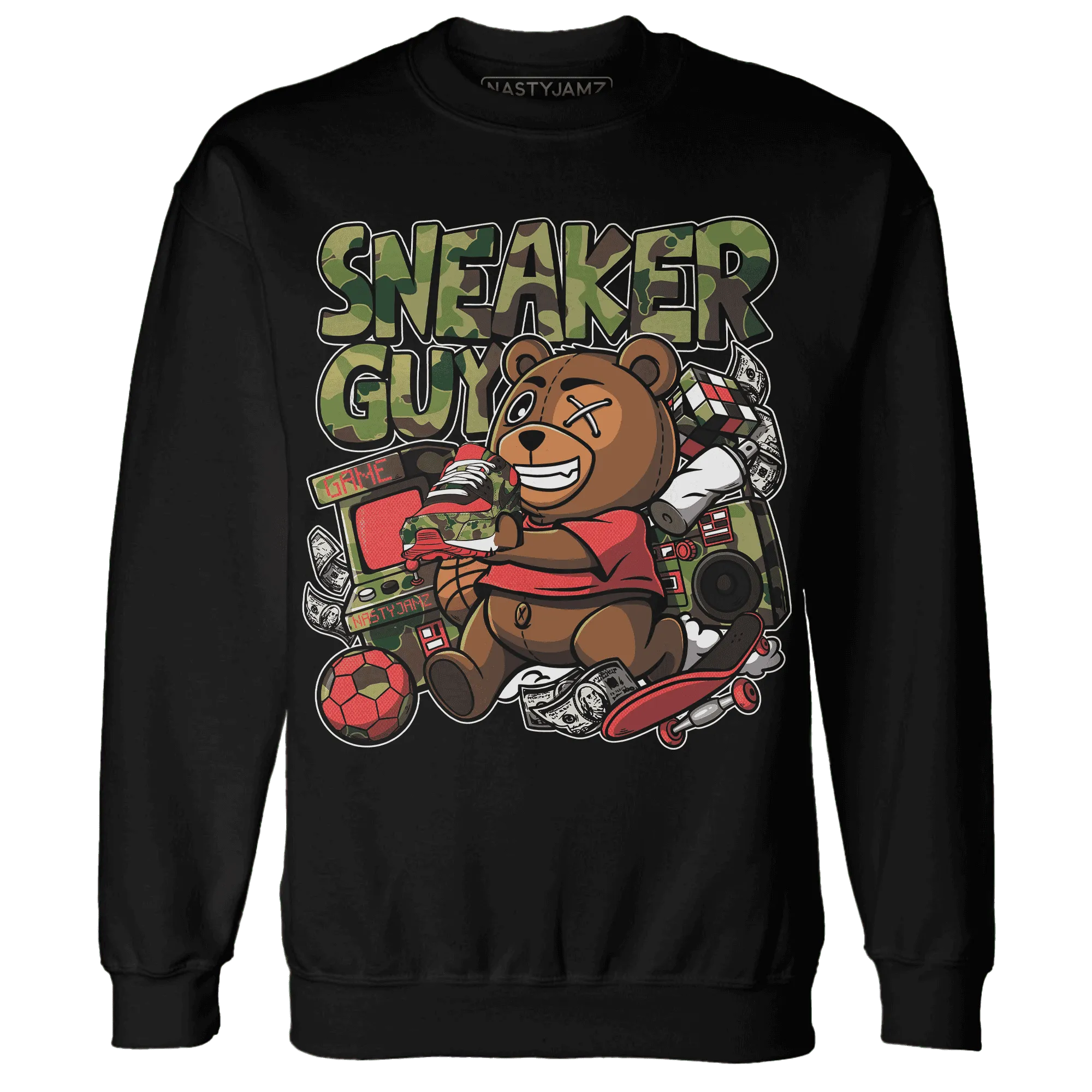 AM-90-Dark-Sage-Solar-Red-NastyJamz-Sweatshirt-Match-Sneaker-BER