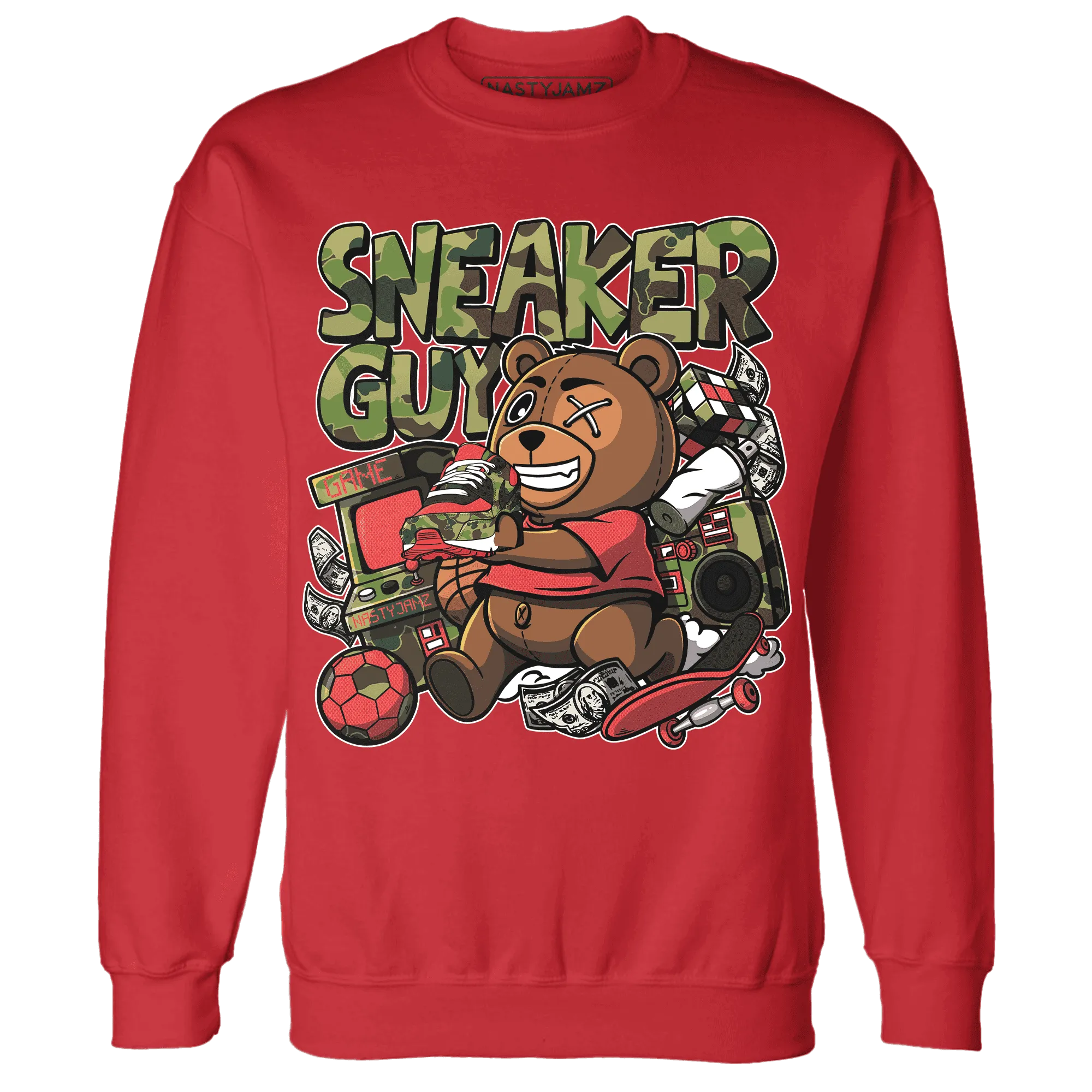 AM-90-Dark-Sage-Solar-Red-NastyJamz-Sweatshirt-Match-Sneaker-BER