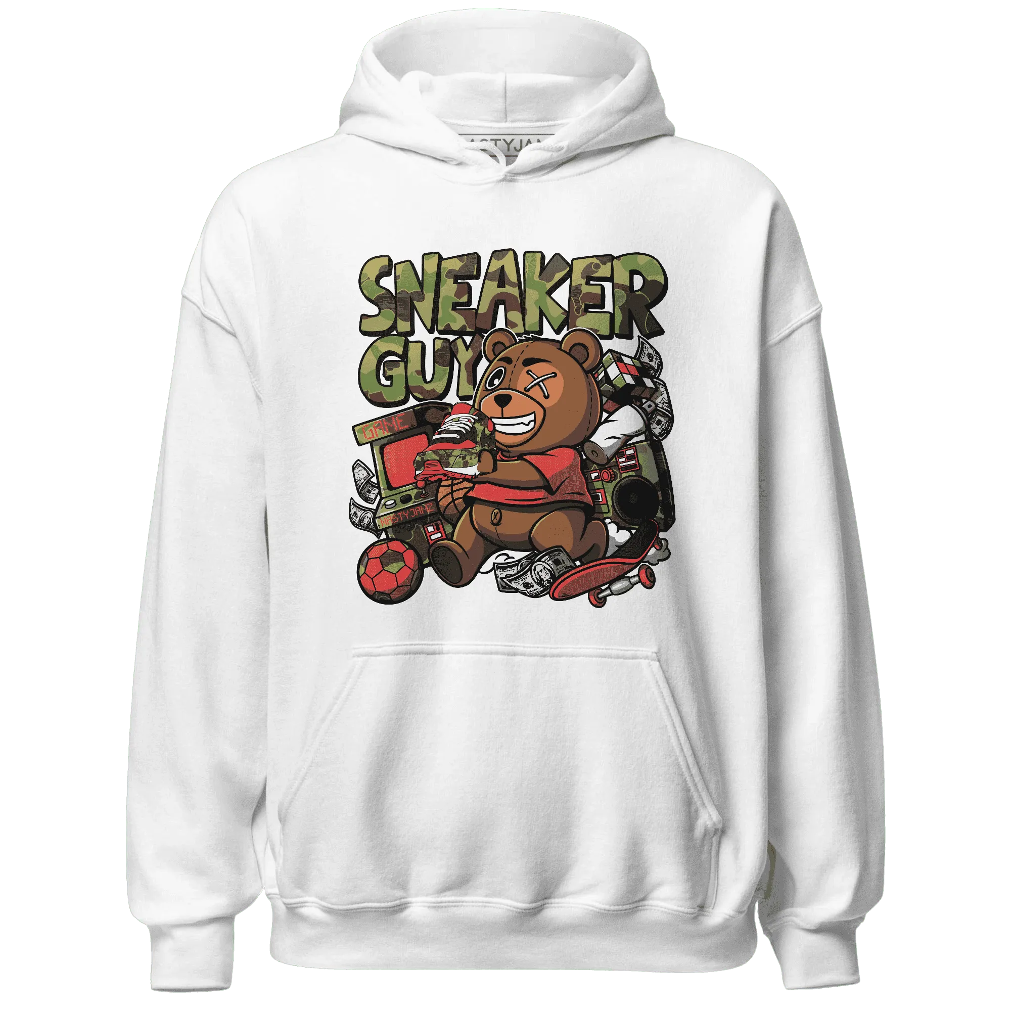 AM-90-Dark-Sage-Solar-Red-NastyJamz-Hoodie-Match-Sneaker-BER