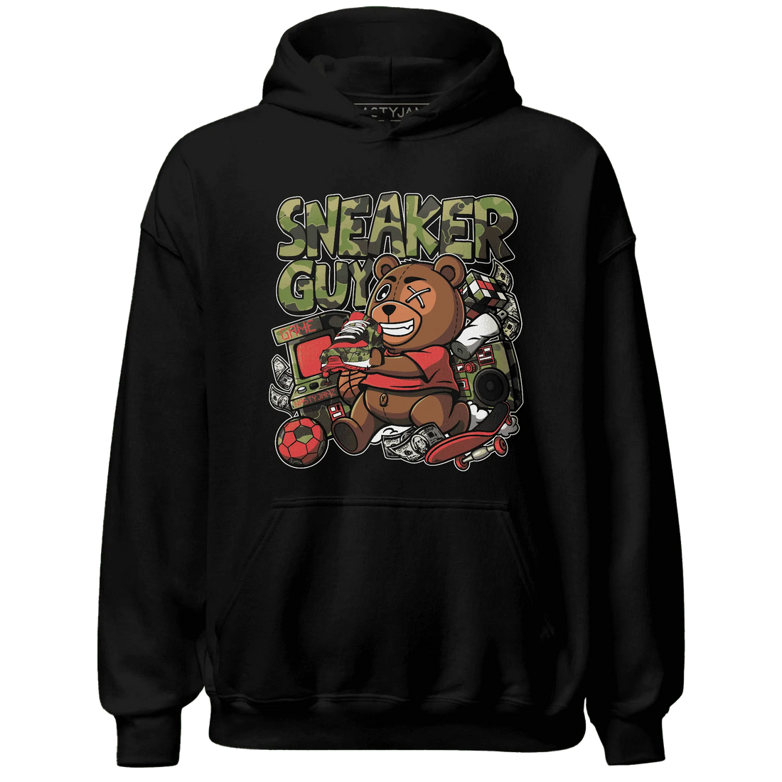 AM-90-Dark-Sage-Solar-Red-NastyJamz-Hoodie-Match-Sneaker-BER
