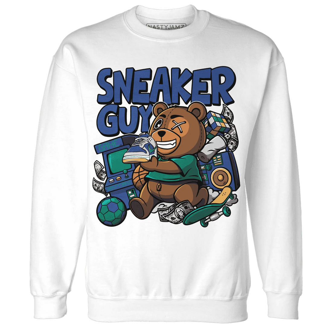 Dunk-Hyper-Royal-Malachite-NastyJamz-Sweatshirt-Match-Sneaker-BER