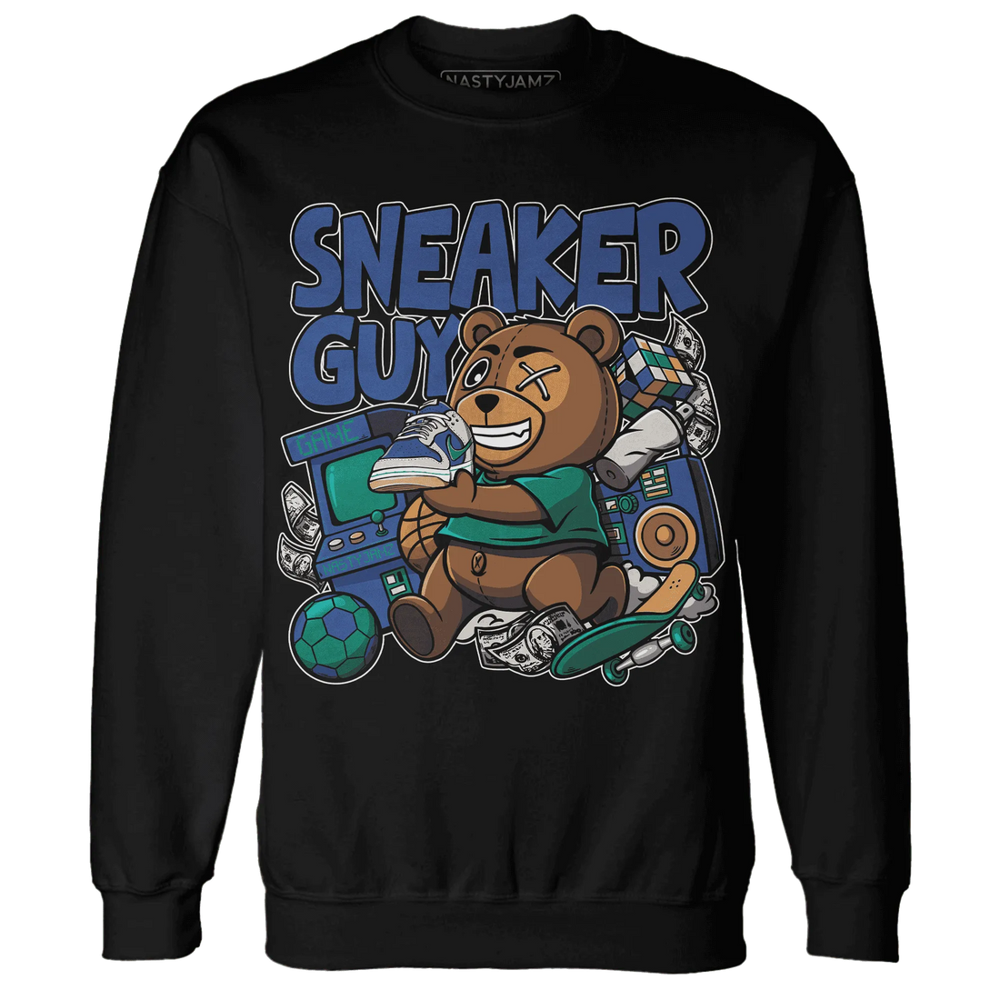 Dunk-Hyper-Royal-Malachite-NastyJamz-Sweatshirt-Match-Sneaker-BER