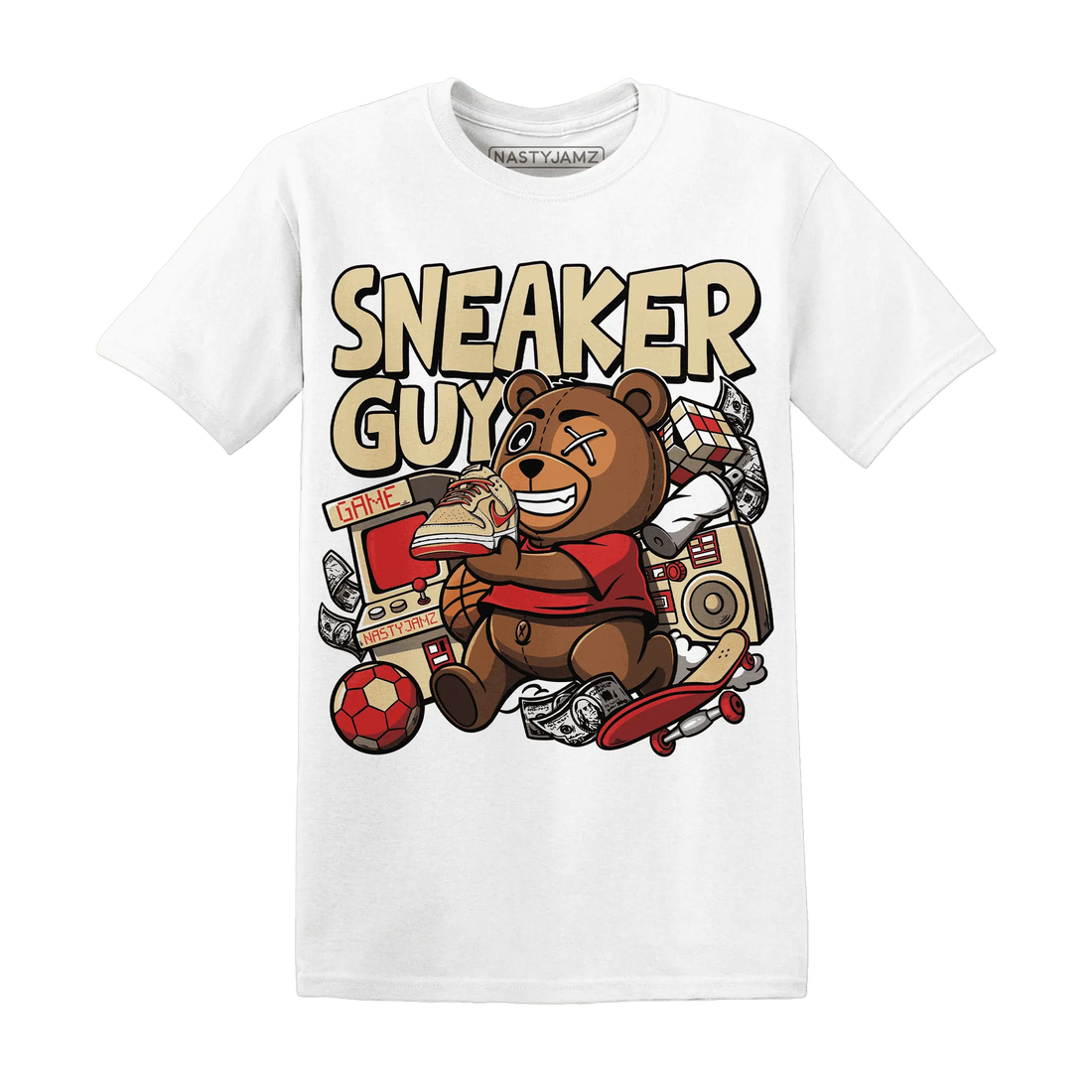 Dunk-Strawberry-Waffle-NastyJamz-T-Shirt-Match-Sneaker-BER