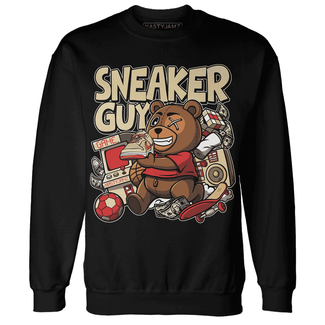 Dunk-Strawberry-Waffle-NastyJamz-Sweatshirt-Match-Sneaker-BER