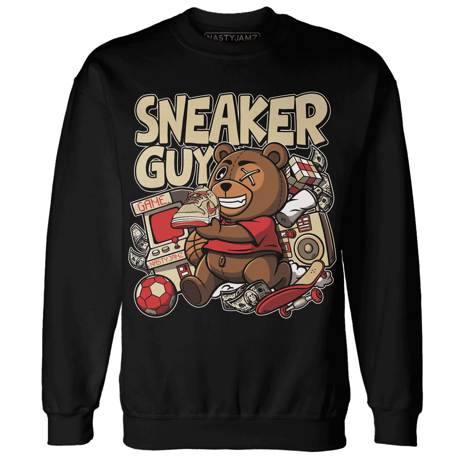 Dunk-Strawberry-Waffle-NastyJamz-Sweatshirt-Match-Sneaker-BER