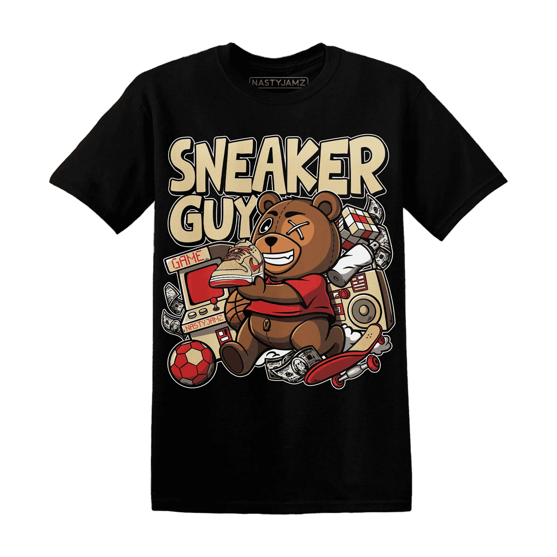 Dunk-Strawberry-Waffle-NastyJamz-T-Shirt-Match-Sneaker-BER