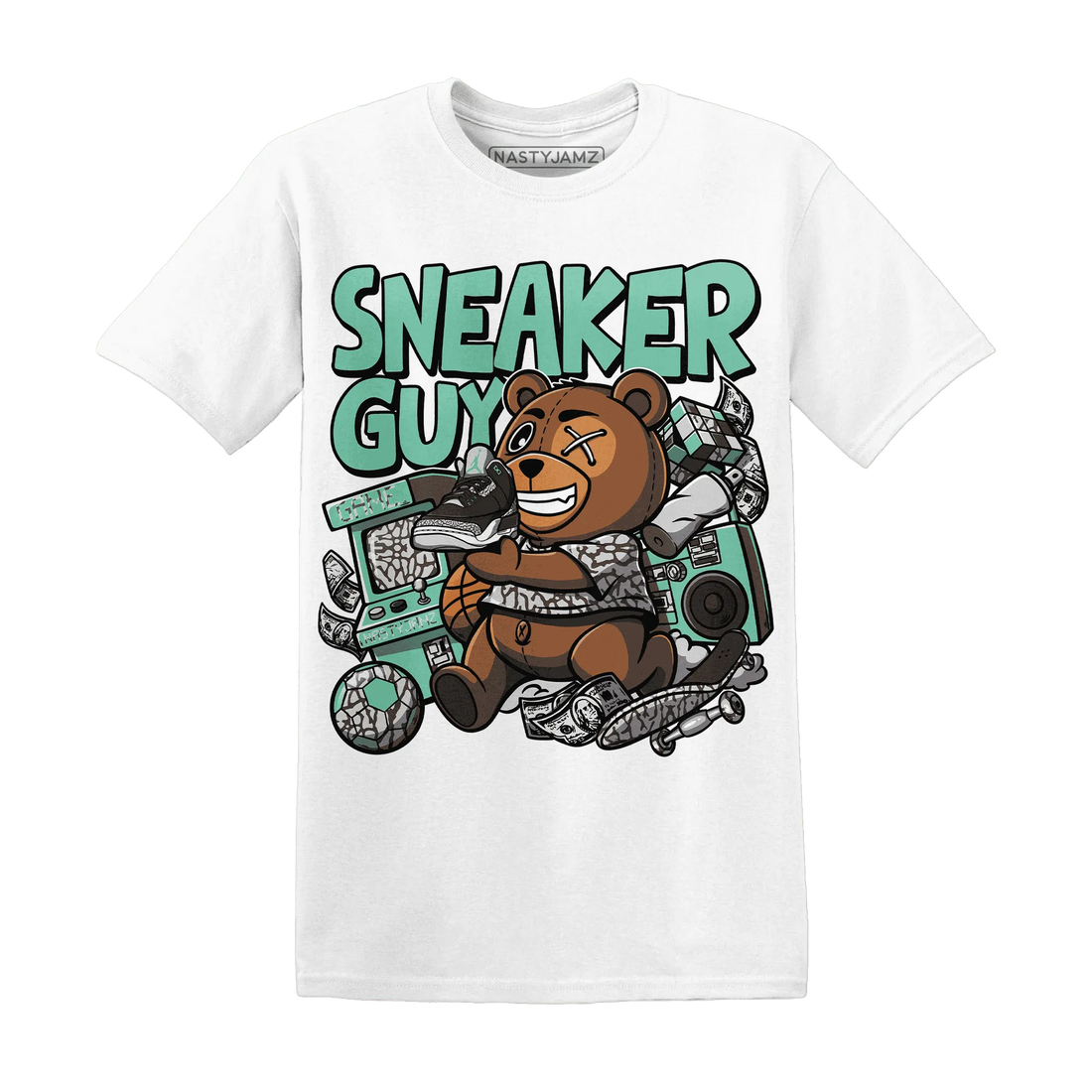 Green-Glow-3s-T-Shirt-Match-Sneaker-BER