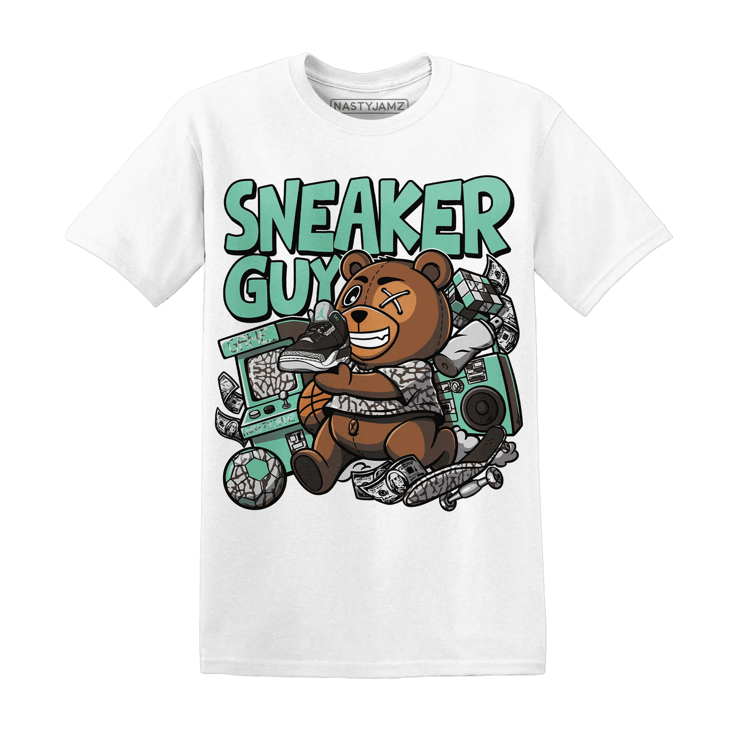 Green-Glow-3s-T-Shirt-Match-Sneaker-BER