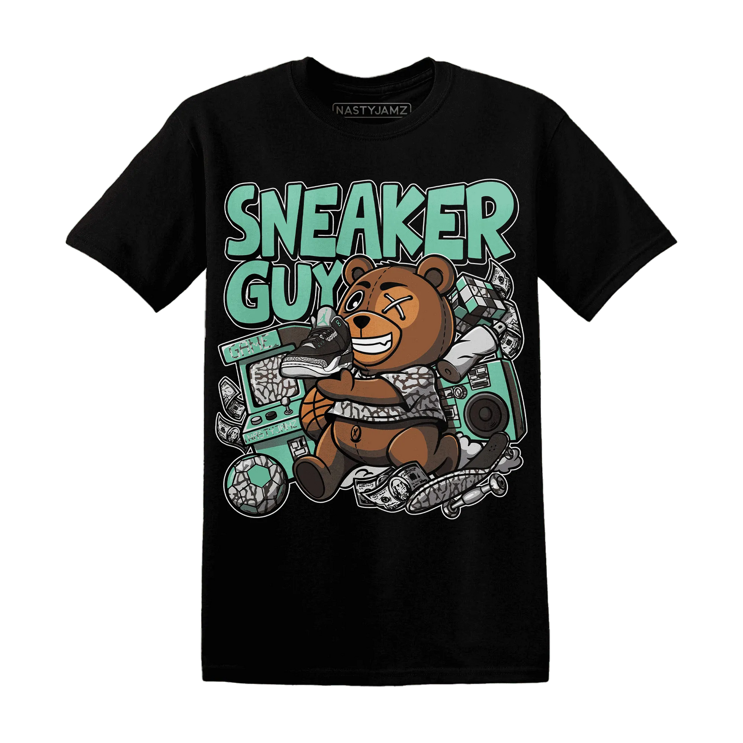 Green-Glow-3s-T-Shirt-Match-Sneaker-BER