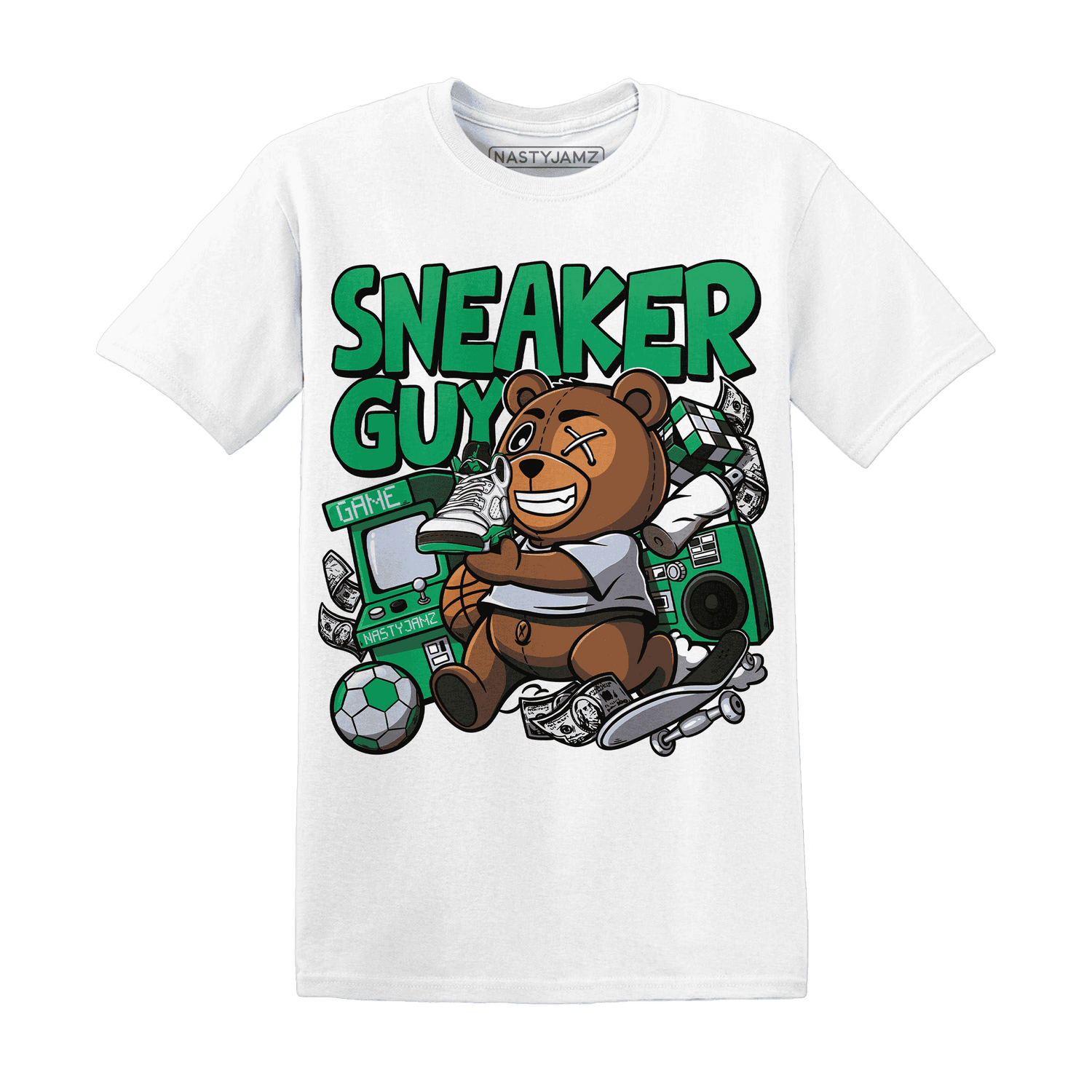 Lucky-Green-5s-T-Shirt-Match-Sneaker-BER