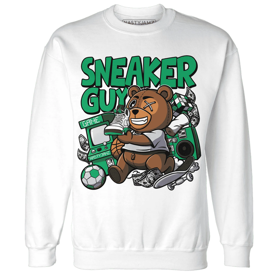Lucky-Green-5s-Sweatshirt-Match-Sneaker-BER